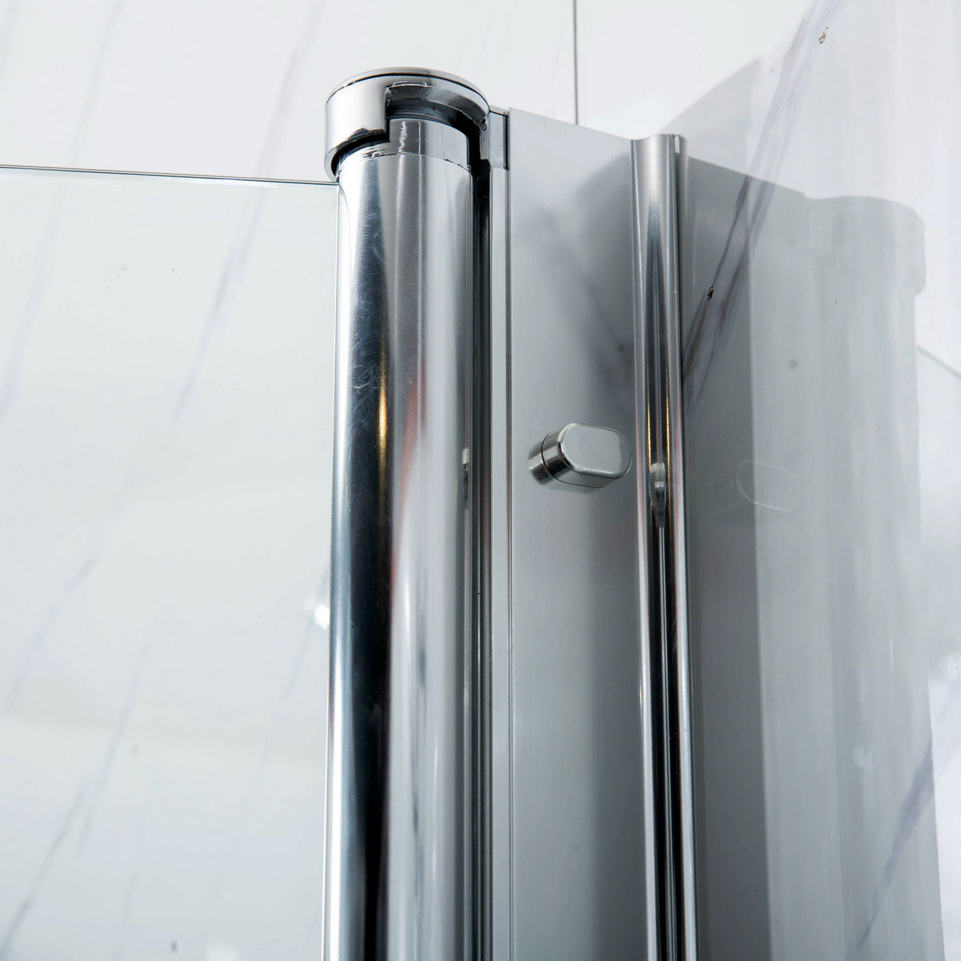 Duschhörna Bathlife Mitt Aluminium