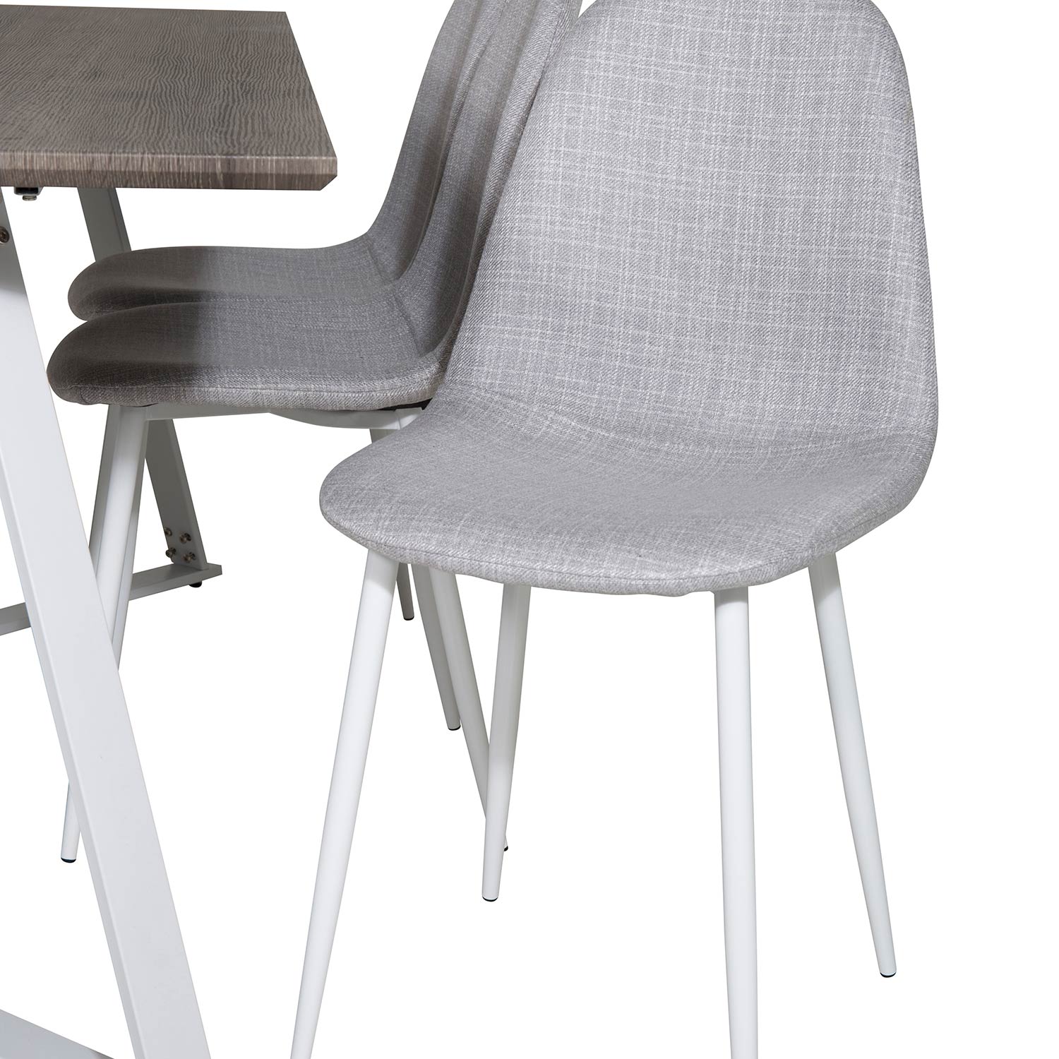 Spisegruppe Venture Home Madde med 6 Pobbie Stoler Polyester