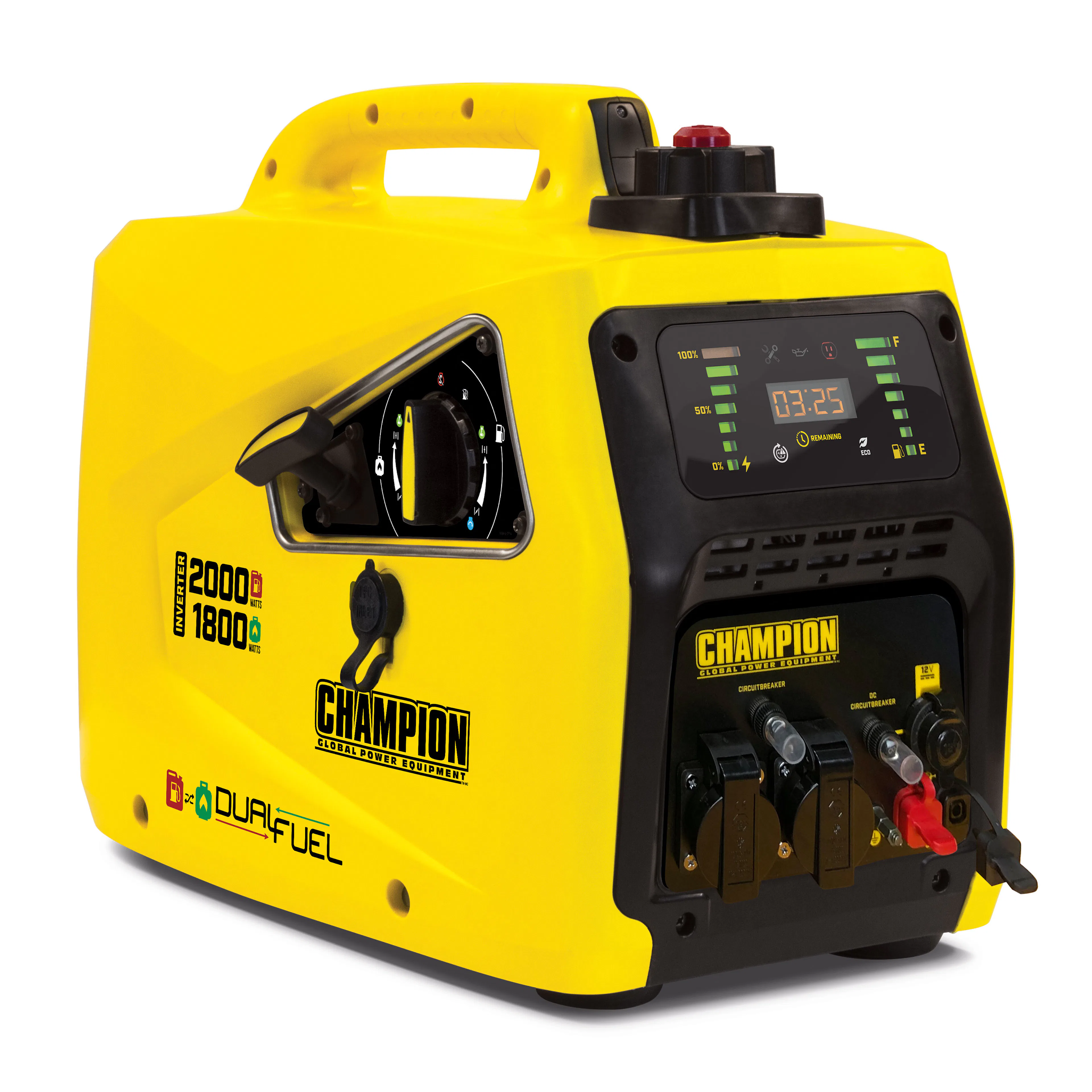 Inverter Strømaggregat Champion Generators 82001i 2kW Dual Fuel