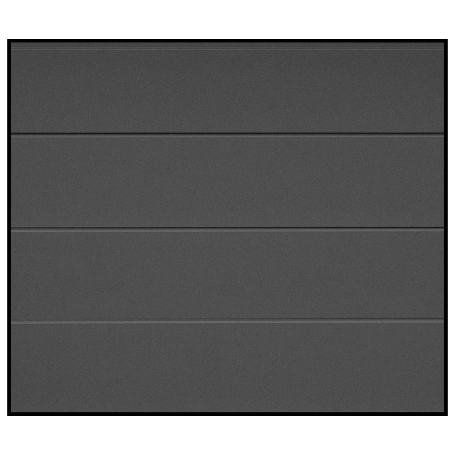 Garasjeport Grimstadporten SNP Slettpanel Antrasitt