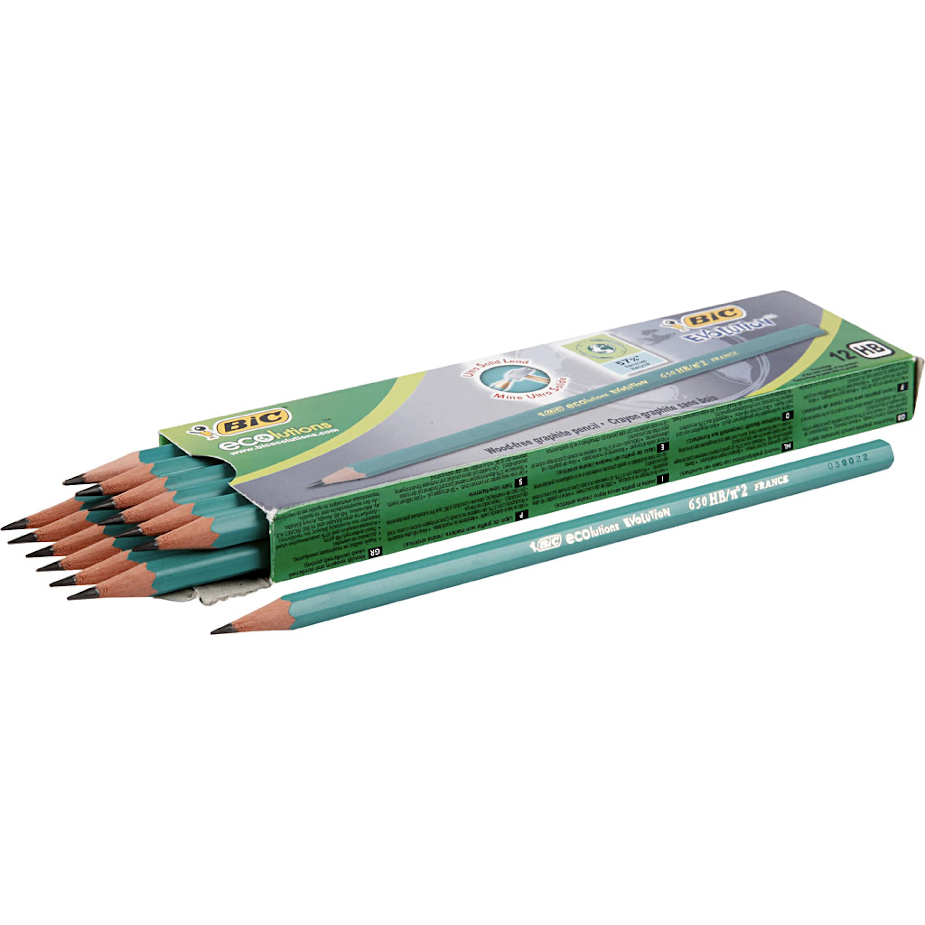 Skoleblyant Creativ Company Evolution 175 cm Tykkelse 7 mm 12 stk/1 Pk