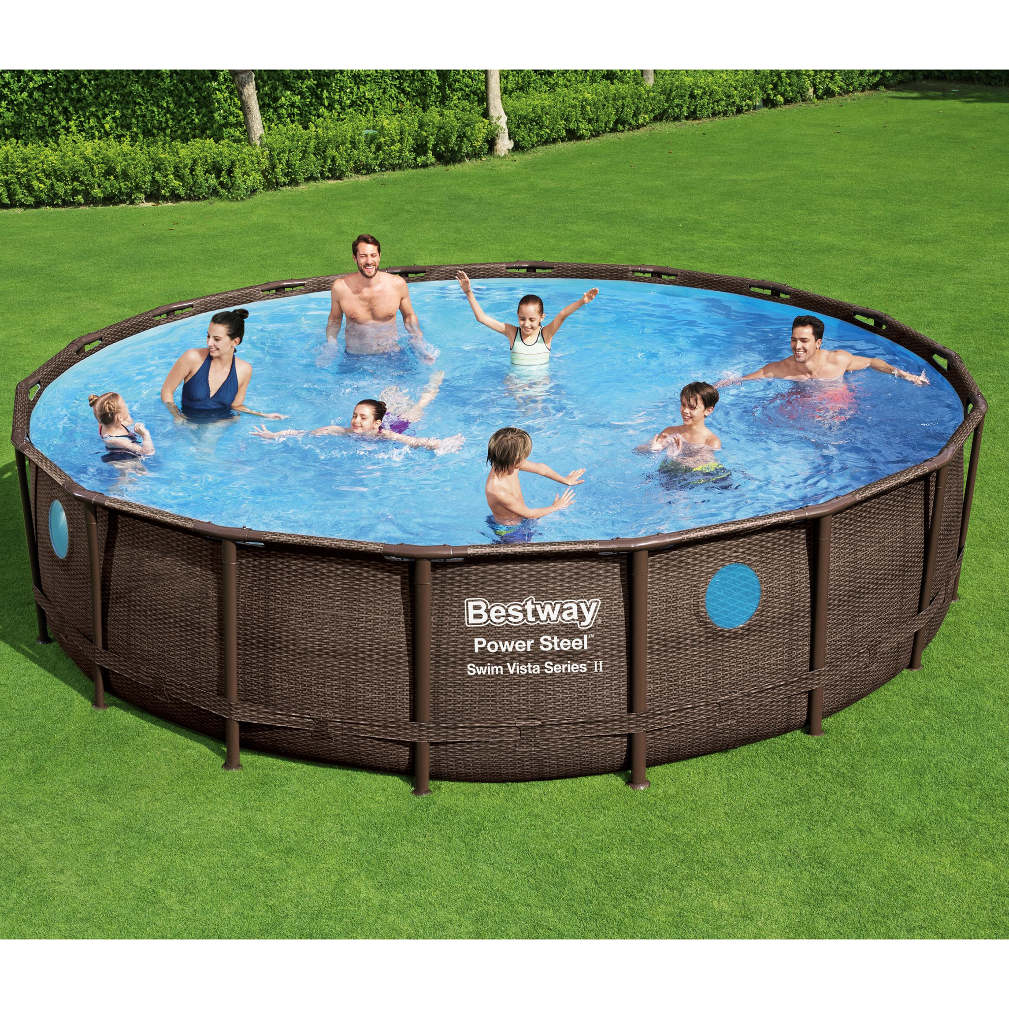 Basseng Bestway Power Steel Swim Vista