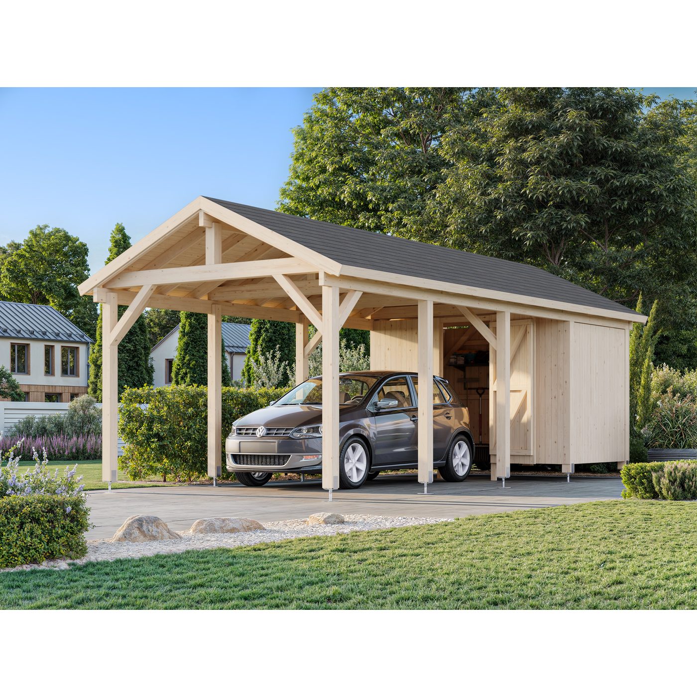 Carport Palmako Robert 23,1 m2 med Bod