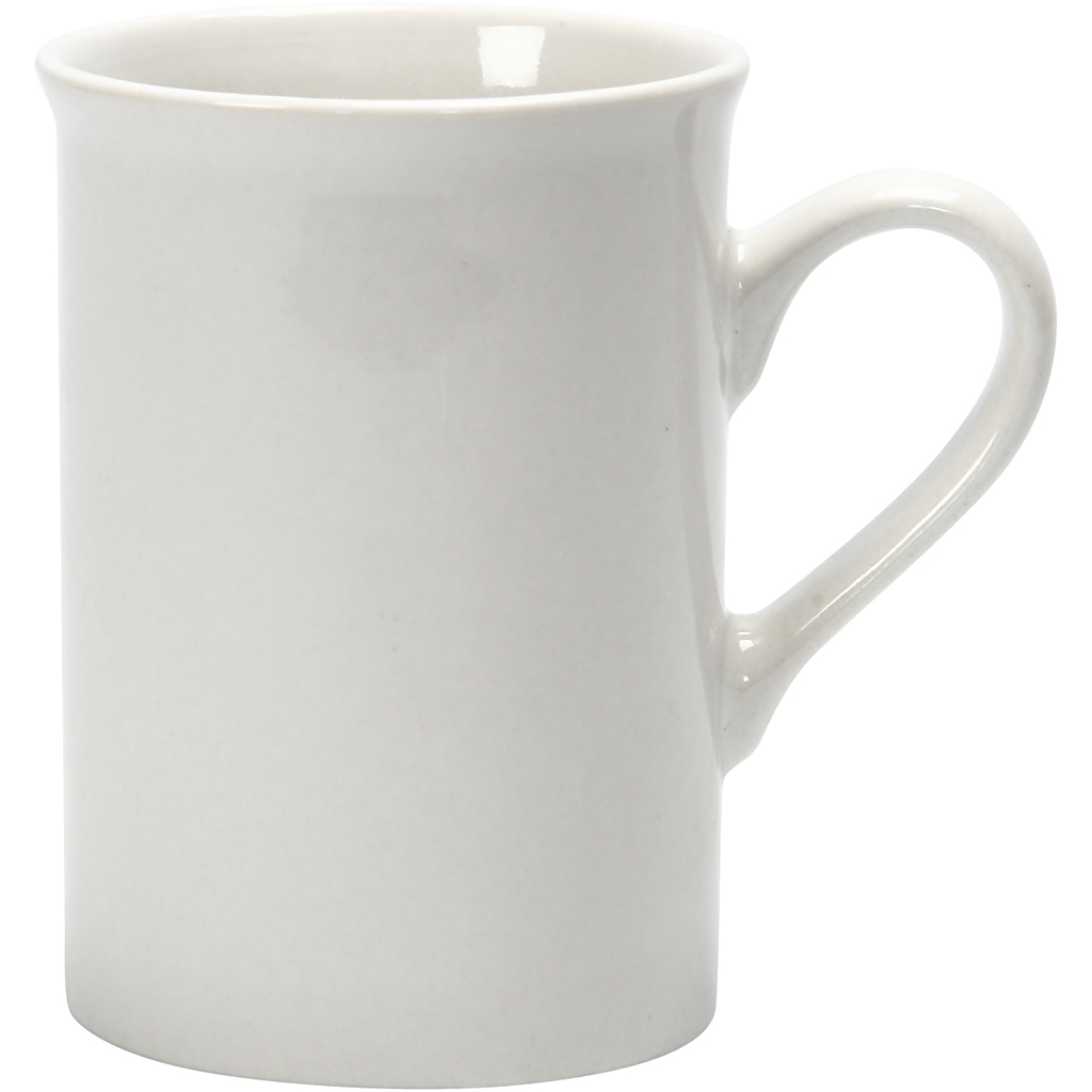Krus Creativ Company Hvit 10x7,4 cm 2 Stk/1 Pk