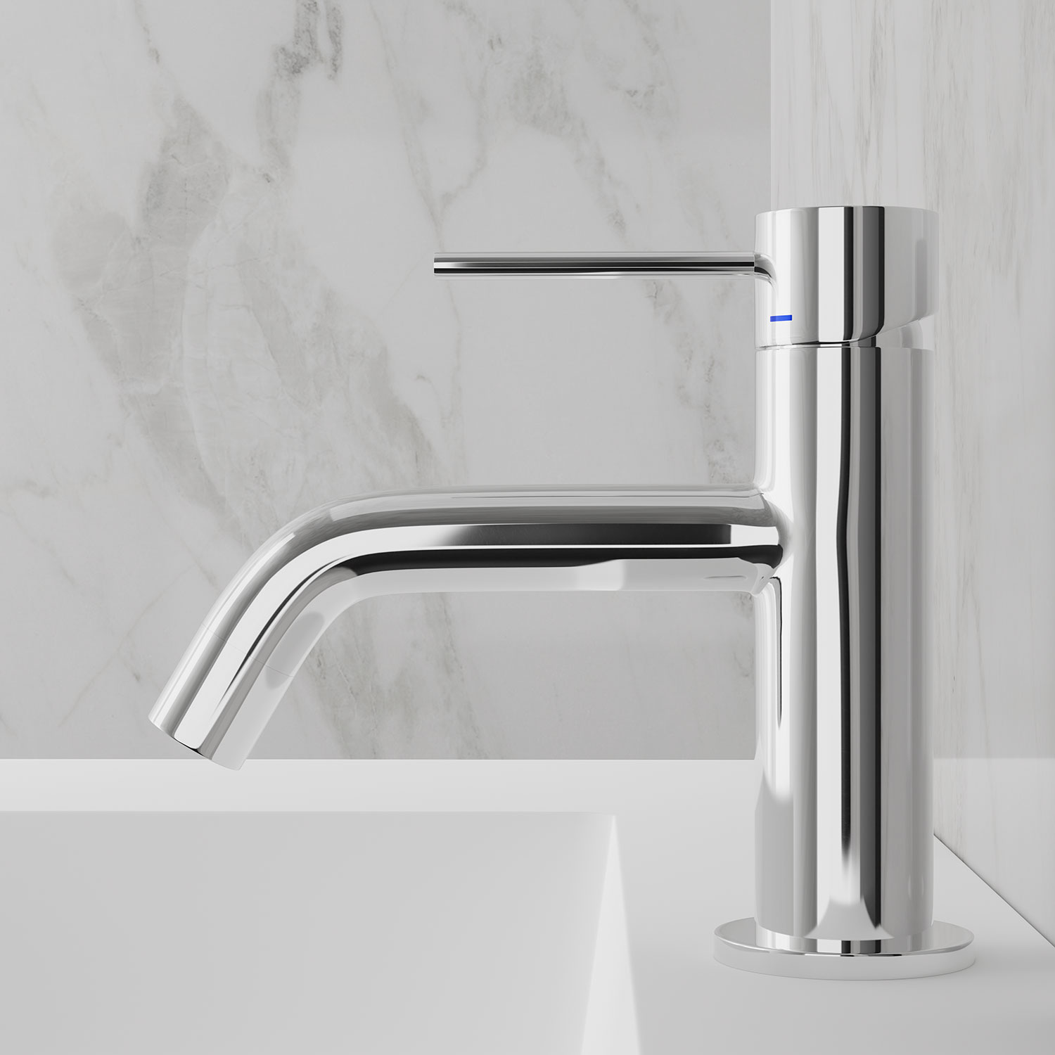 Tv&auml;ttst&auml;llsblandare Scandtap Steel Voyage