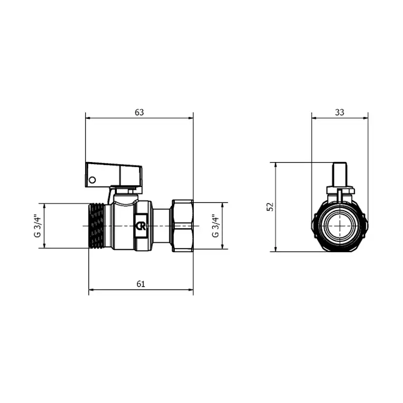 Kuleventil LK Systems R/B
