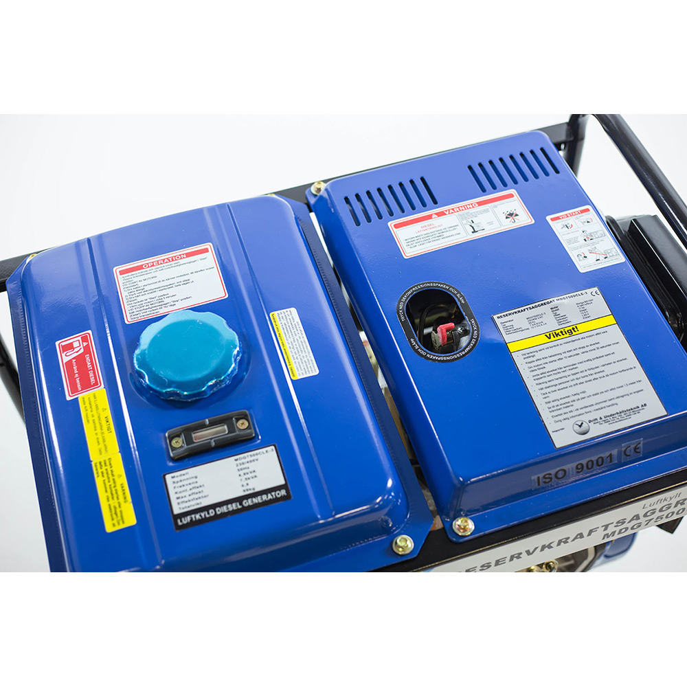 Strømaggregat Duab-Power MDG7500CLE-3 3-fas Diesel Fjernstart