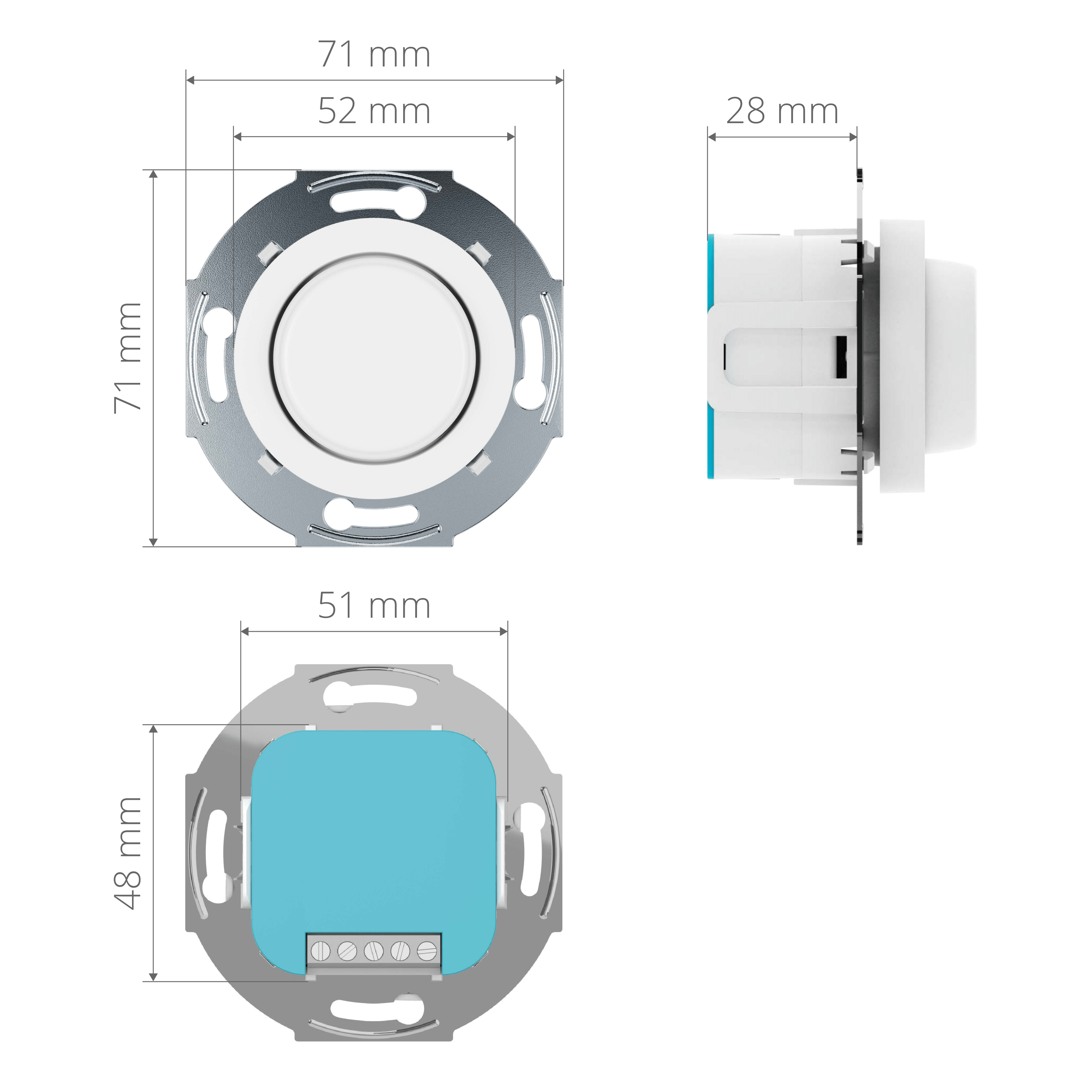 Strømbryteradapter Plejd RTR-01-RW
