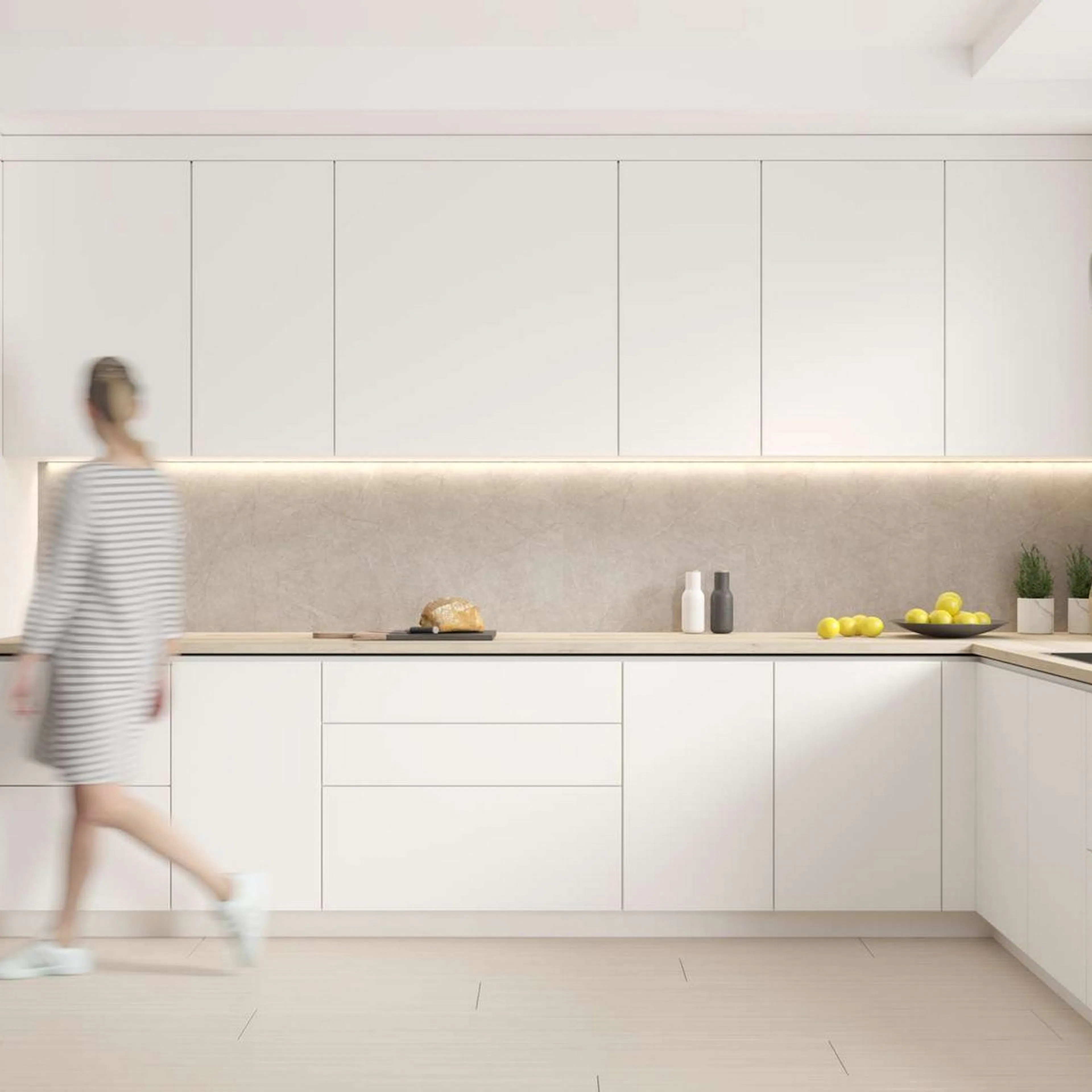 Kitchen Board Fibo 8304-KM00 Polished Stone