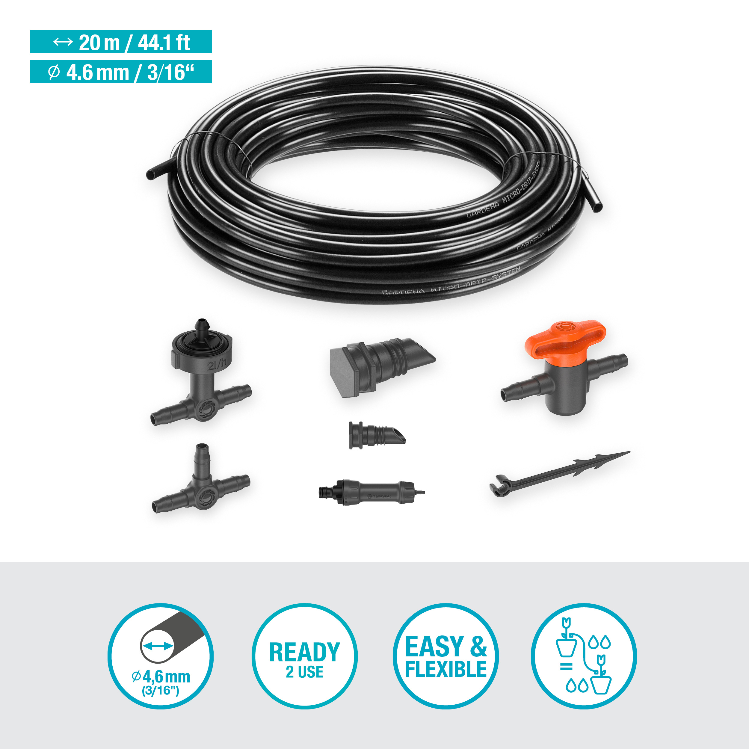 Vanningssett Gardena Micro-Drip Balkong