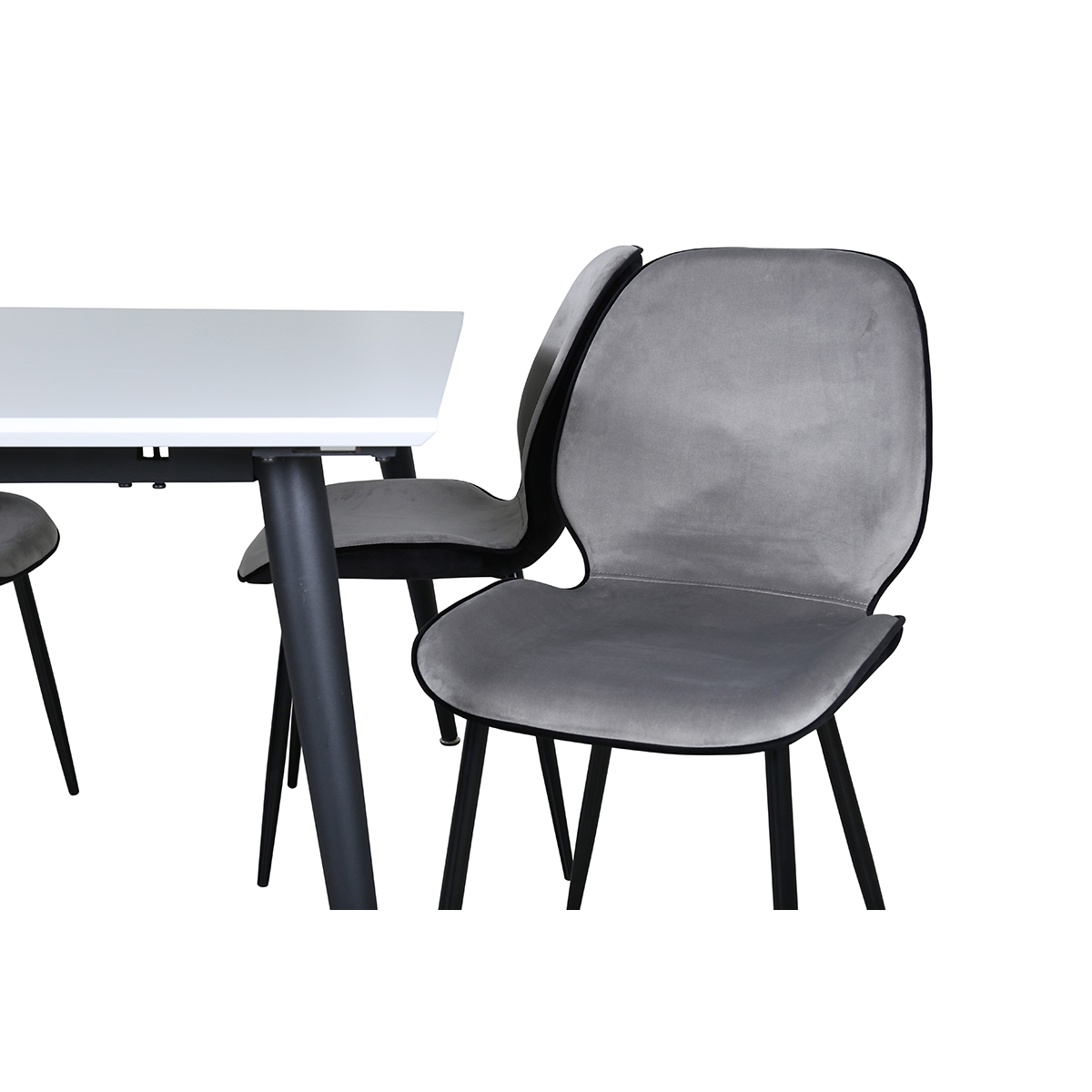 Spisegruppe Venture Home Jolie med 4 Elisa Stoler