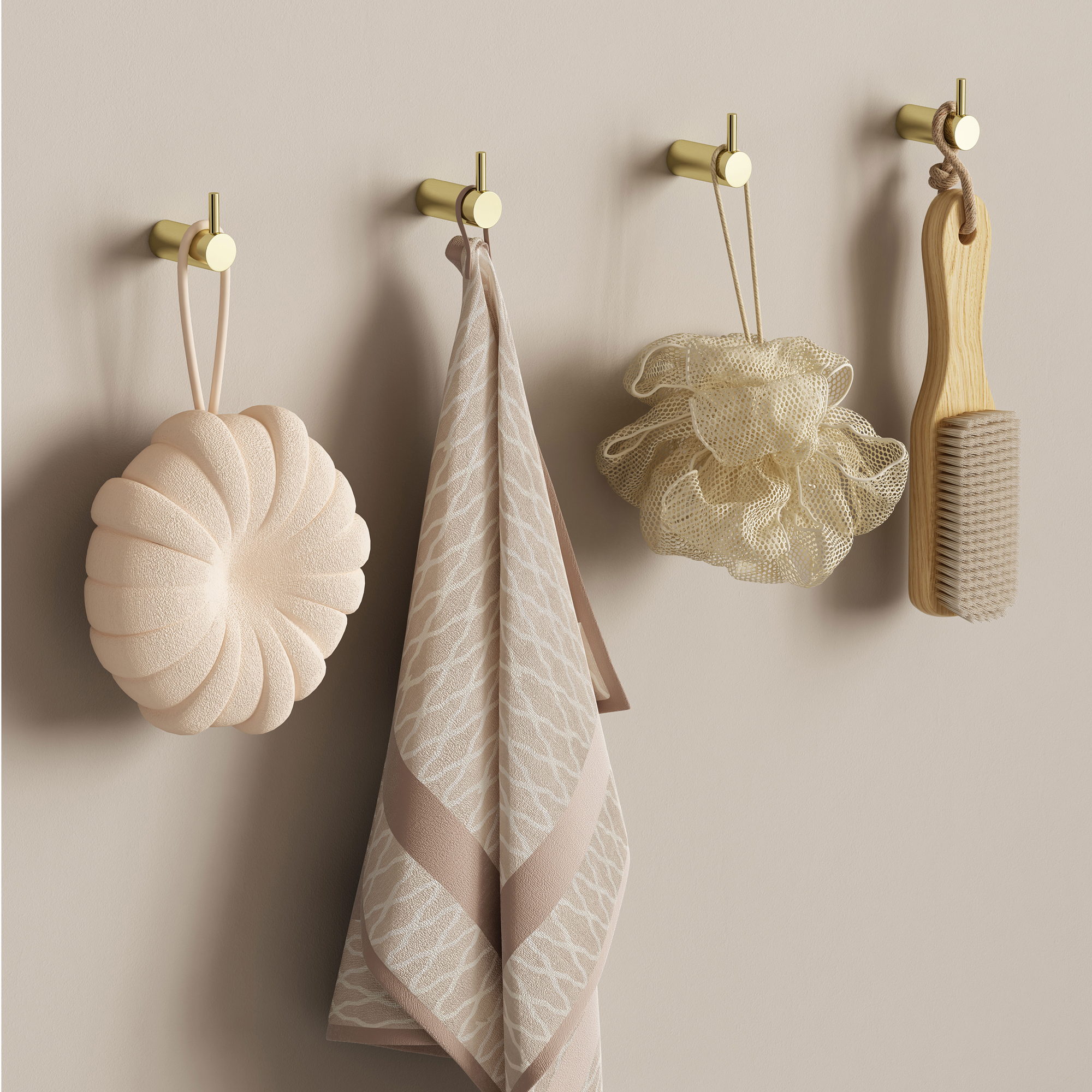 Håndklekrok Lavabo Luna 2-pk