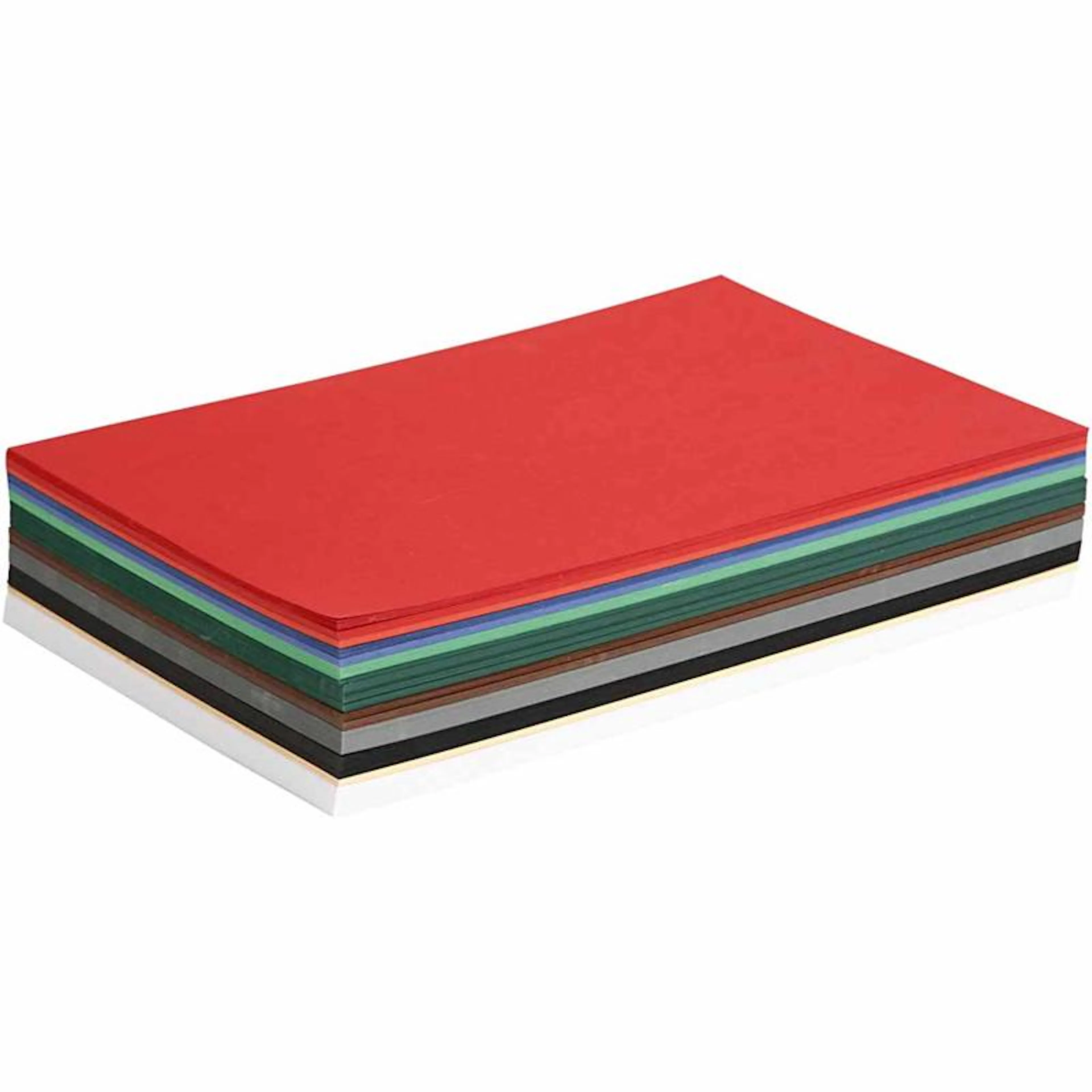Julkartong, mixade färger, A4, 210x297 mm, 180 g, 300 mix. a 300 st