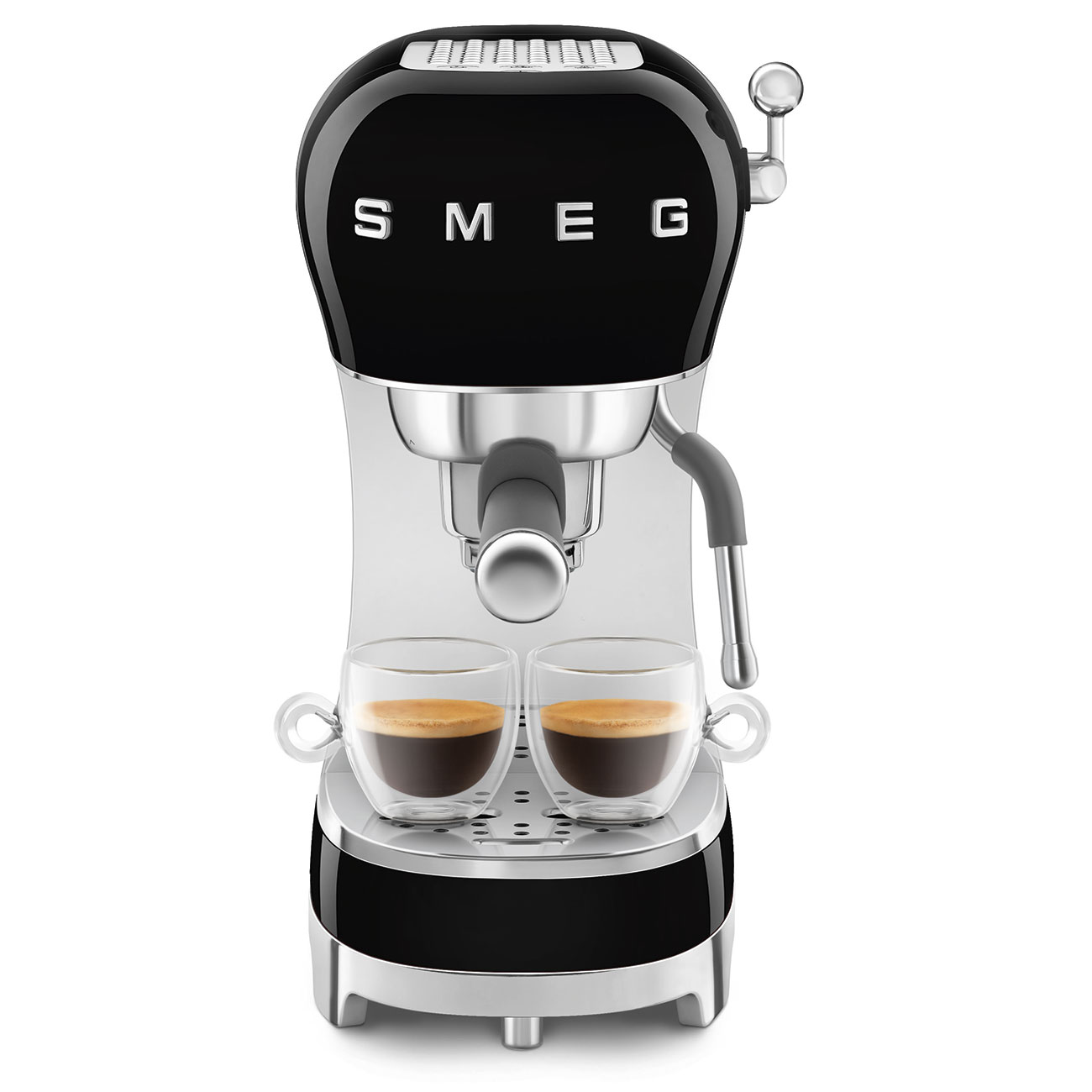 Smeg espressomaskin ECF02BLEU Sort
