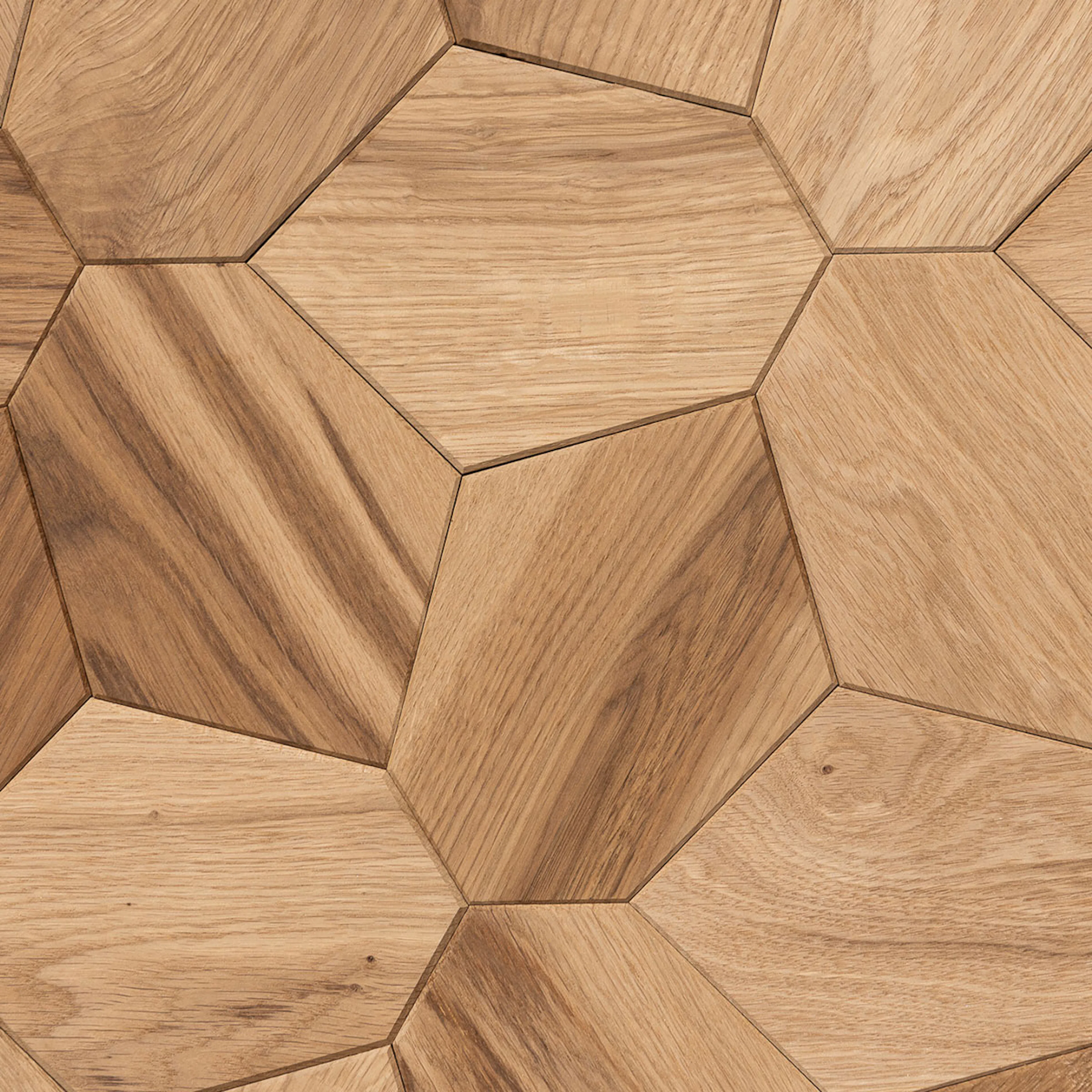 Veggpanel Emotionwood Hexagon