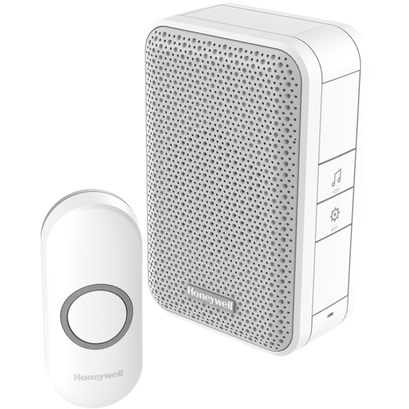 Trådløs Dørklokke Honeywell med Hvit Ringeknapp