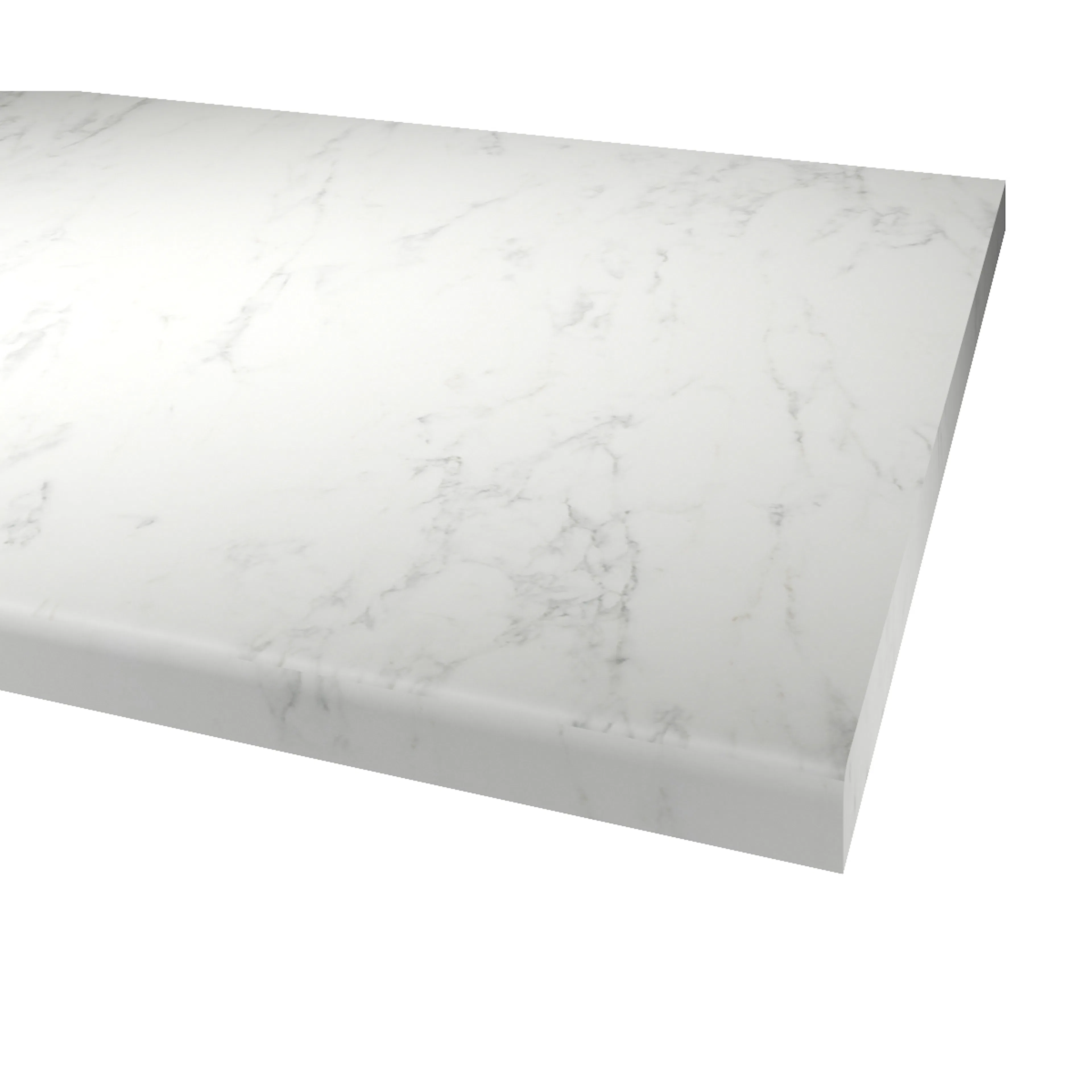 BENK MARBLE WHITE 29X3020X610 Postform, LxB: 3020x610 mm