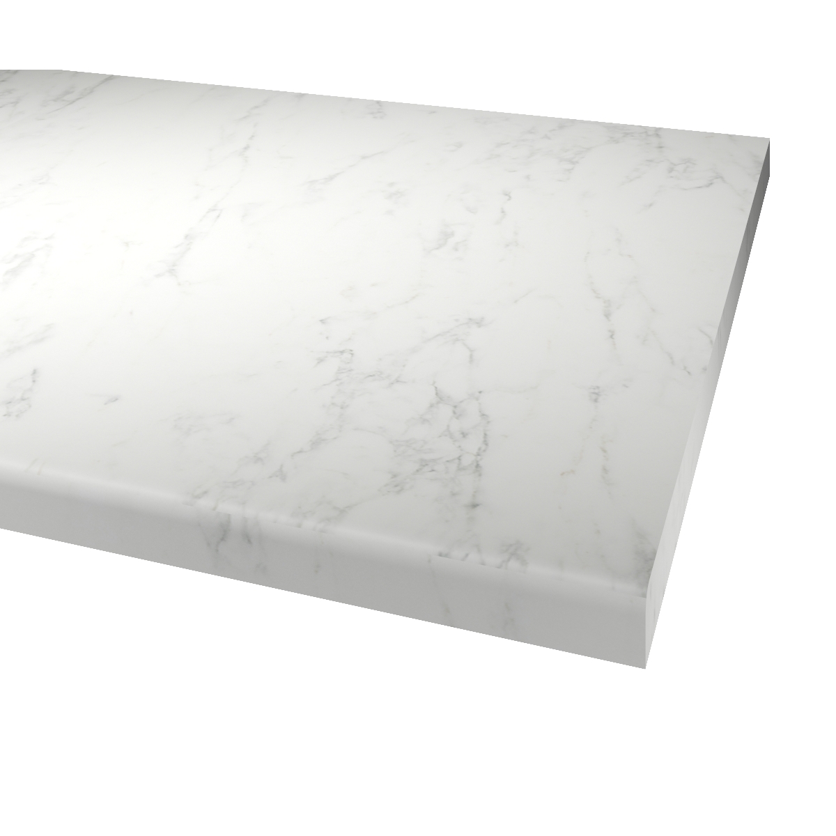 Benkeplate Fibo Laminat 627 Marble White
