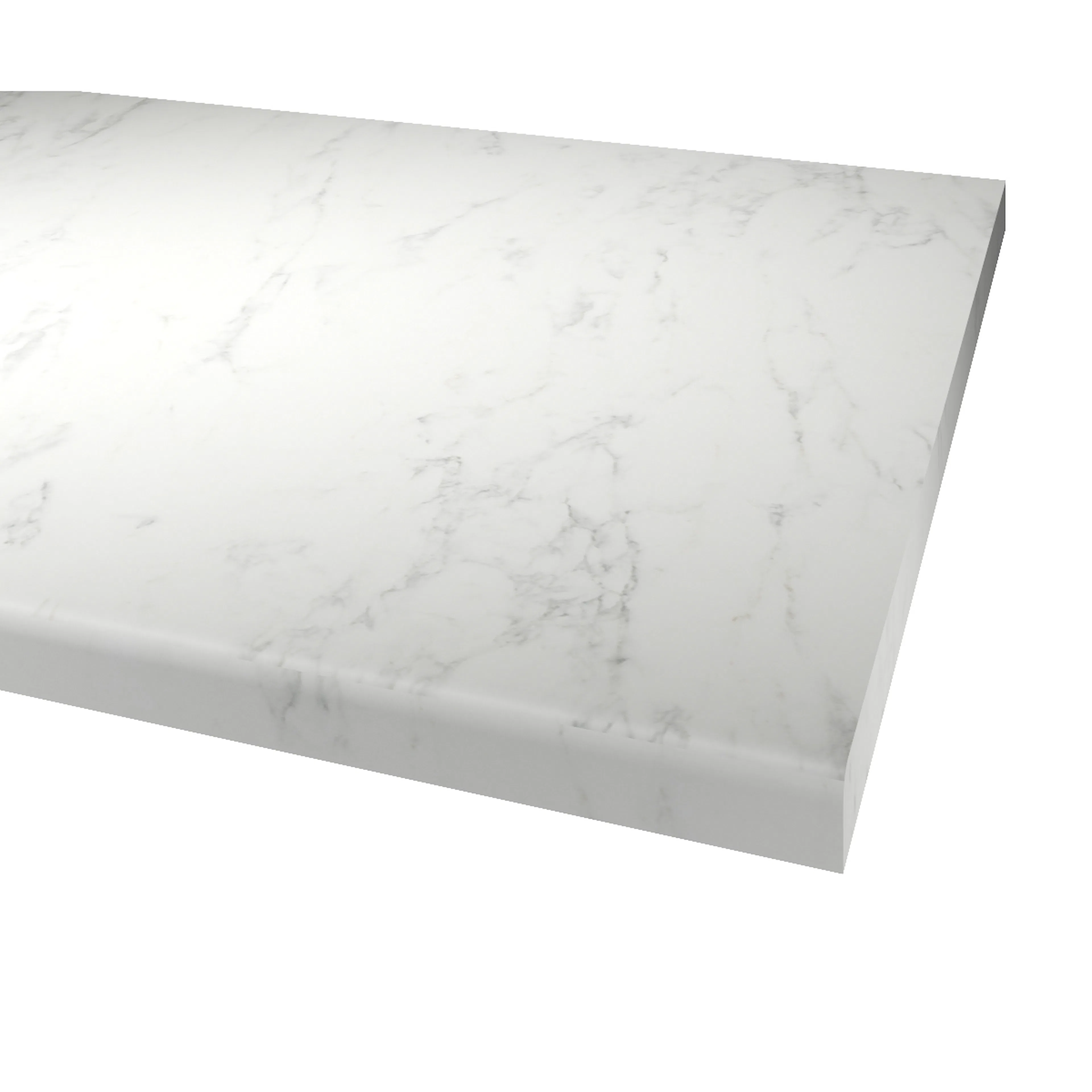 Benkeplate Fibo Laminat 627 Marble White