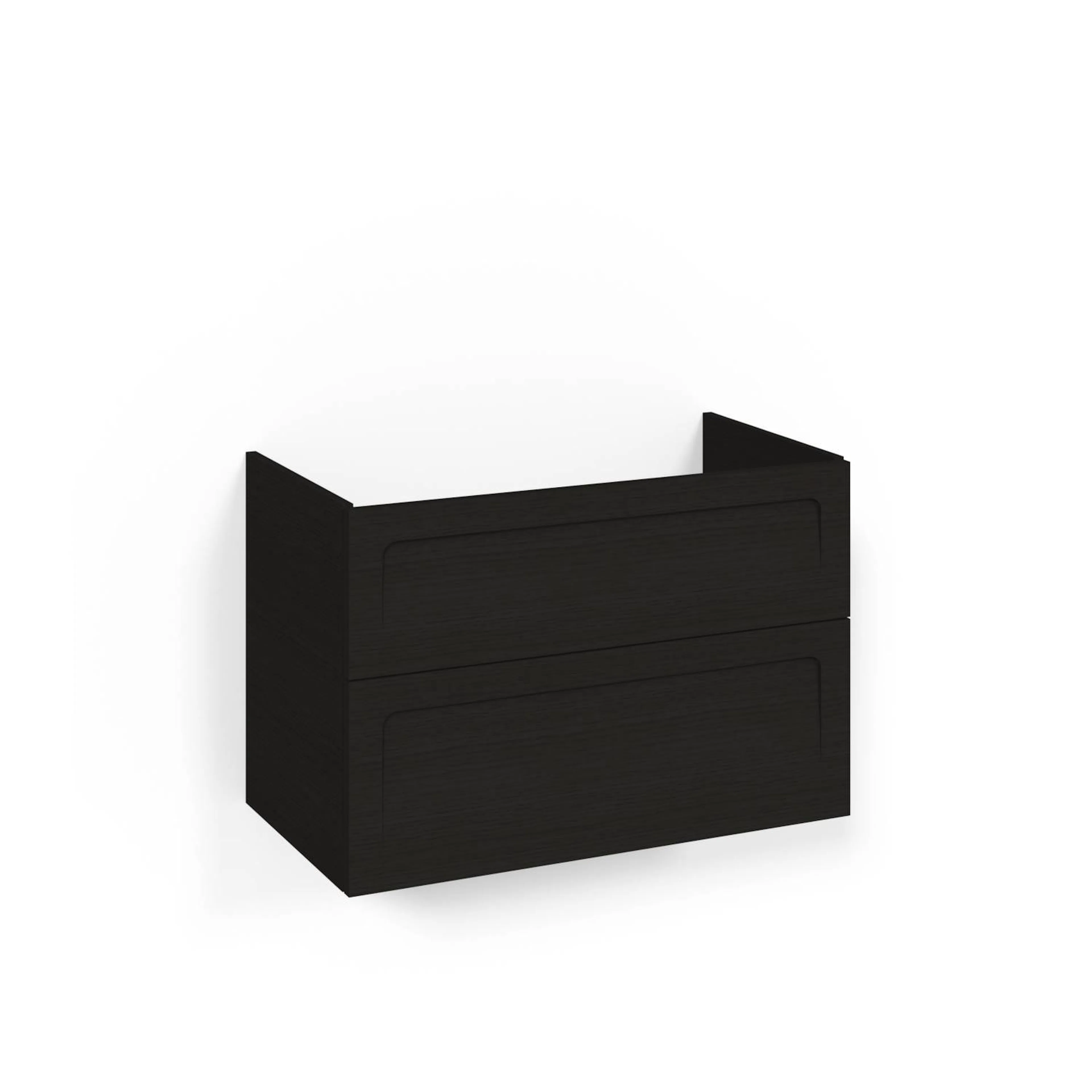 Crown Udel 80x45 Sv.Ek 2L Sha Bredd: 800, Svart Ek