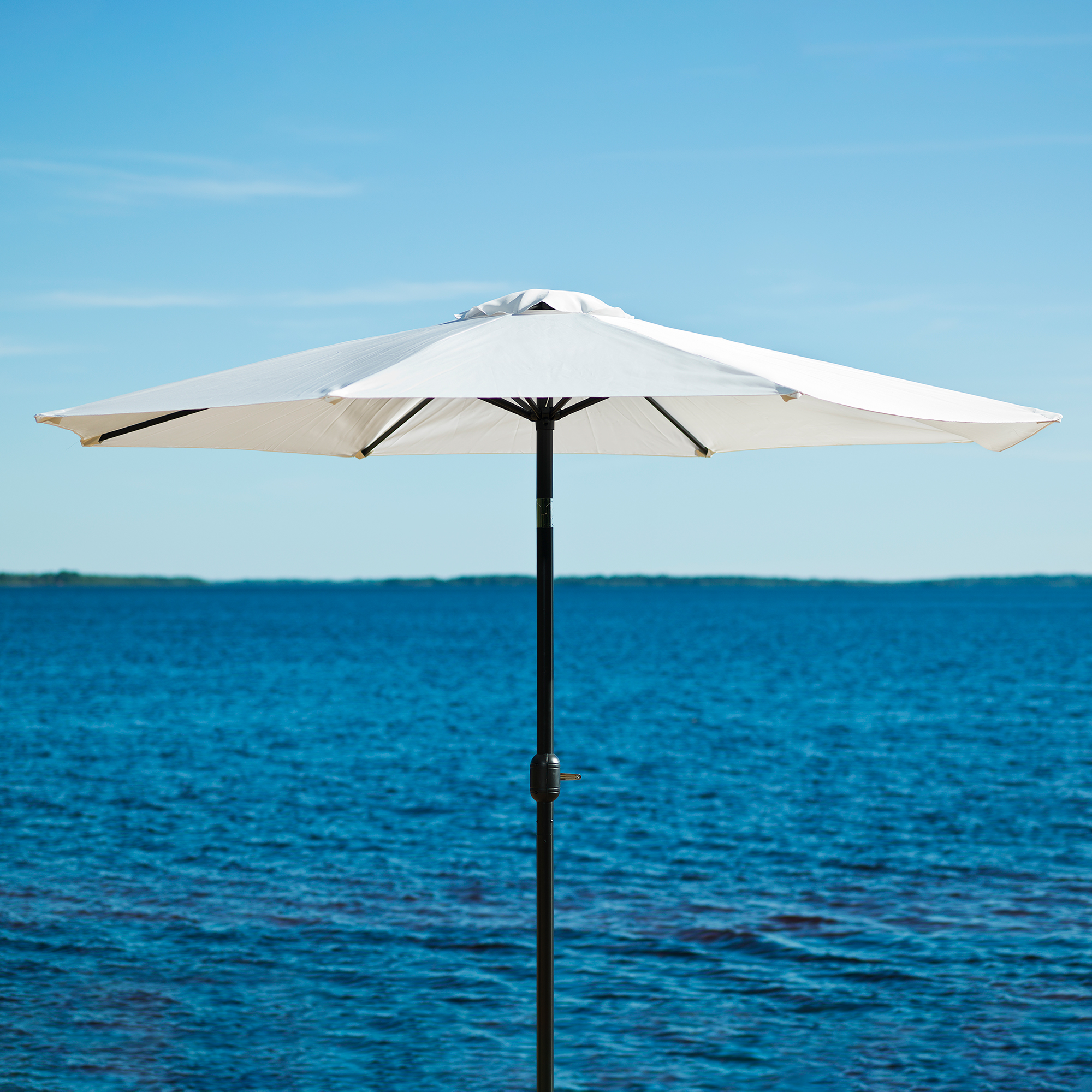 Parasoll Hillerstorp Beige/natur Ø300 cm