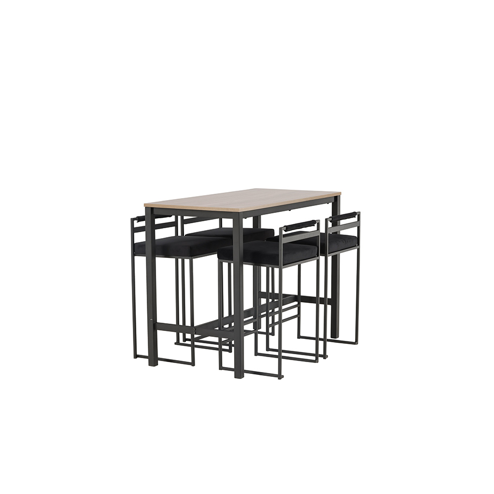 Spisegruppe Venture Home Camden med 4 Opelika Stoler
