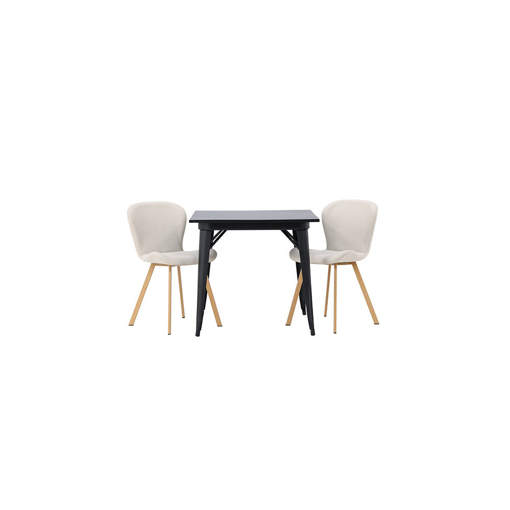 Spisegruppe Venture Home Tempe med 2 stk Lilja Stoler