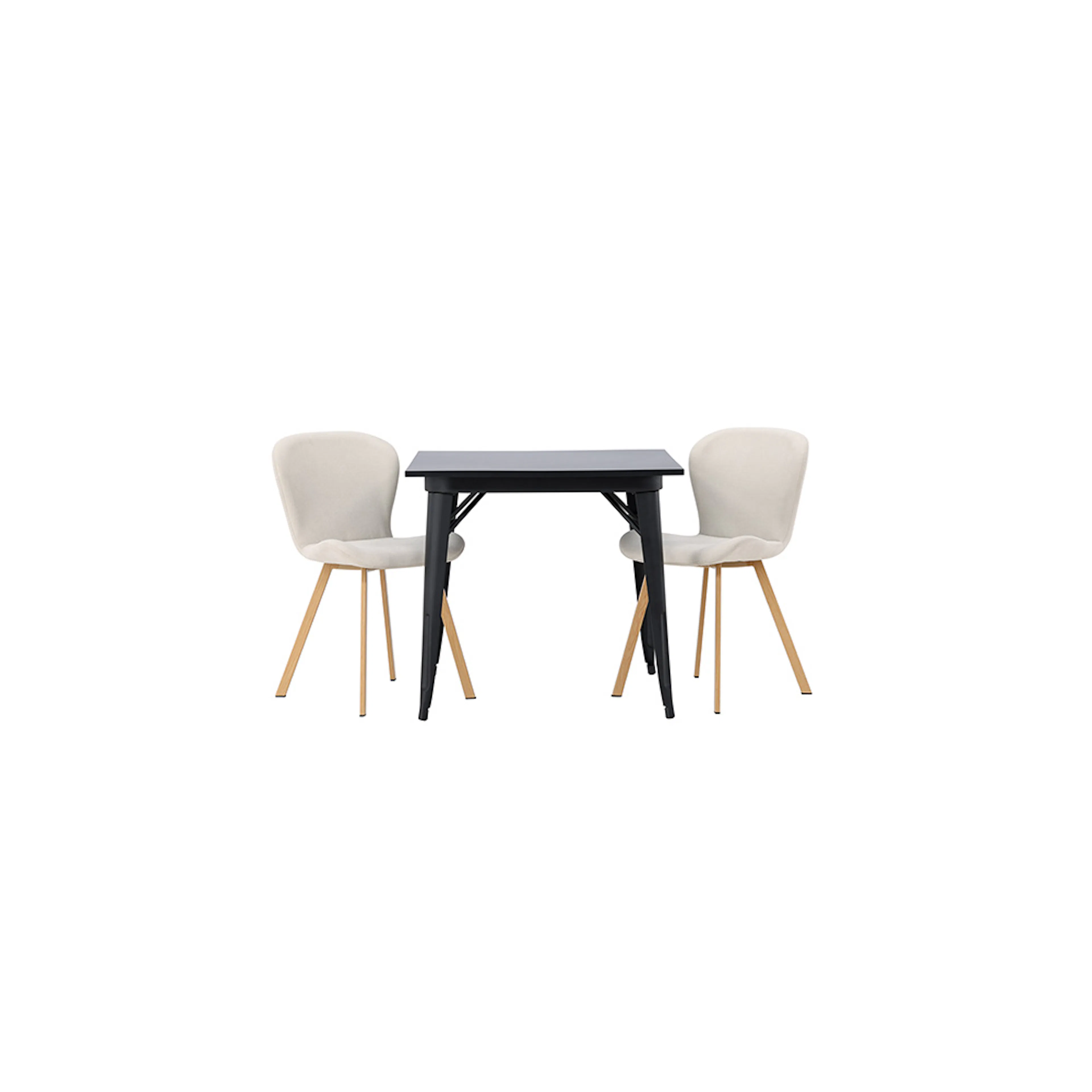 Spisegruppe Venture Home Tempe med 2 stk Lilja Stoler