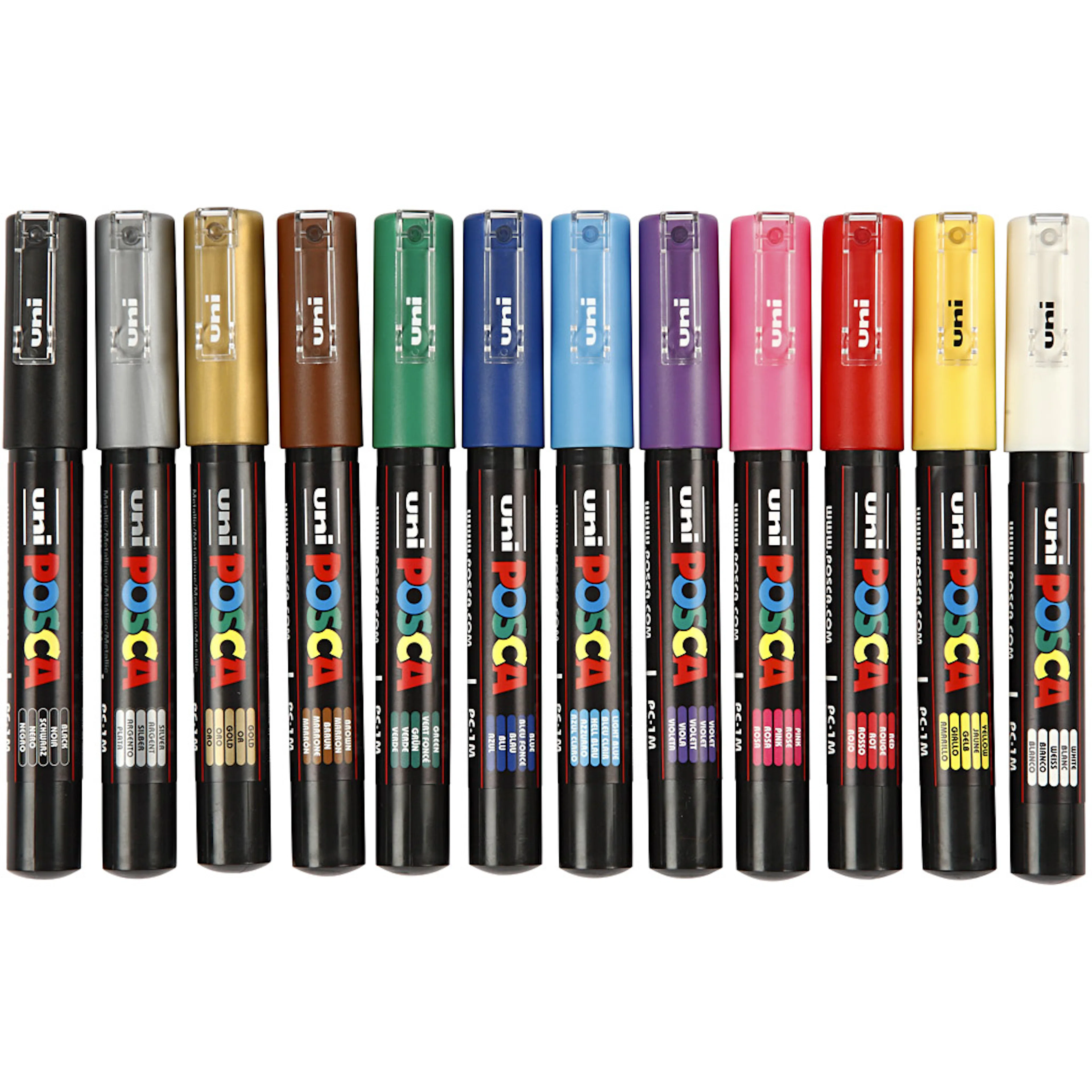 Tusj Creativ Company Posca Nr PC-1M Ass Farger Strek 0,7 mm 1 Stk