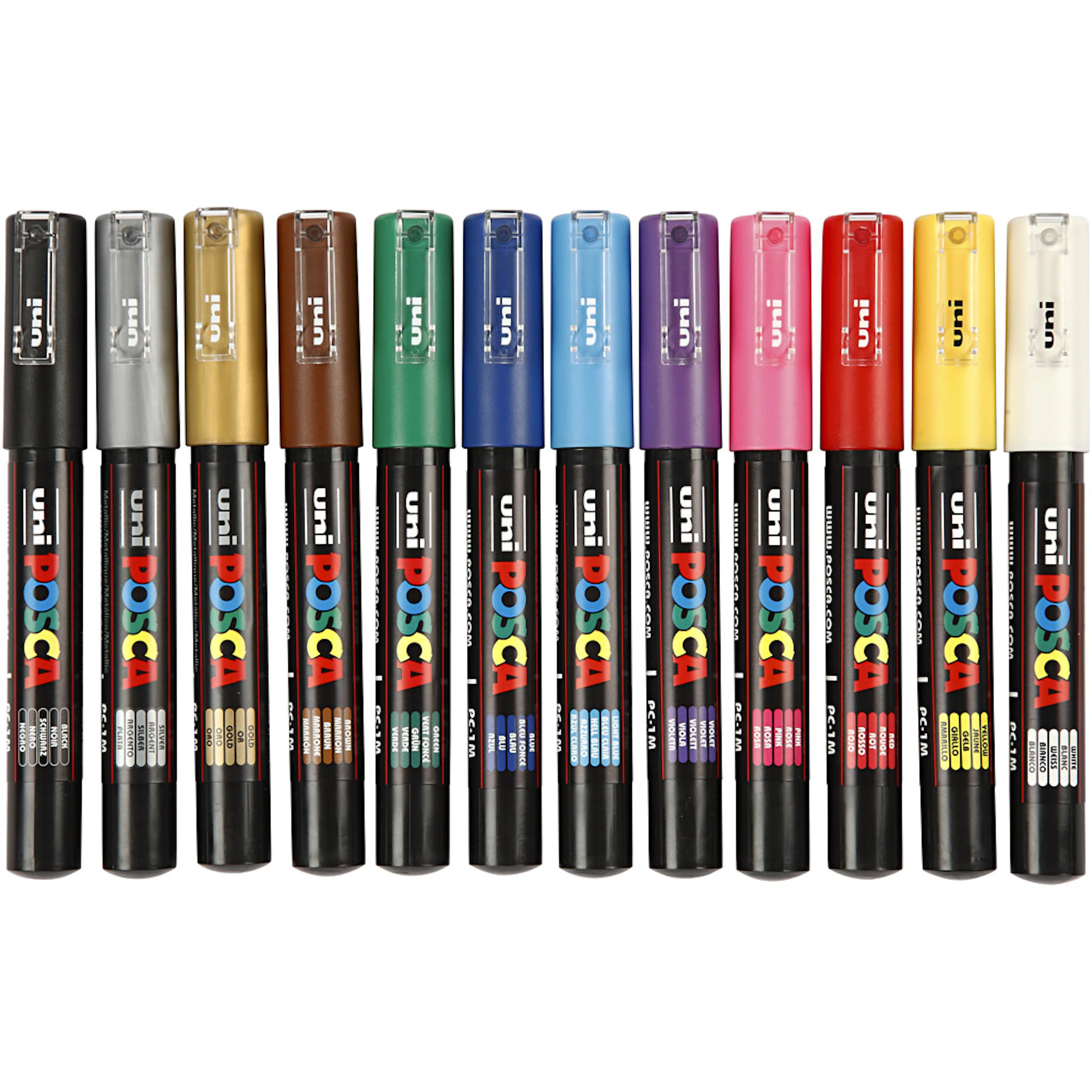 Tusj Creativ Company Posca Nr PC-1M Ass Farger Strek 0,7 mm 1 Stk