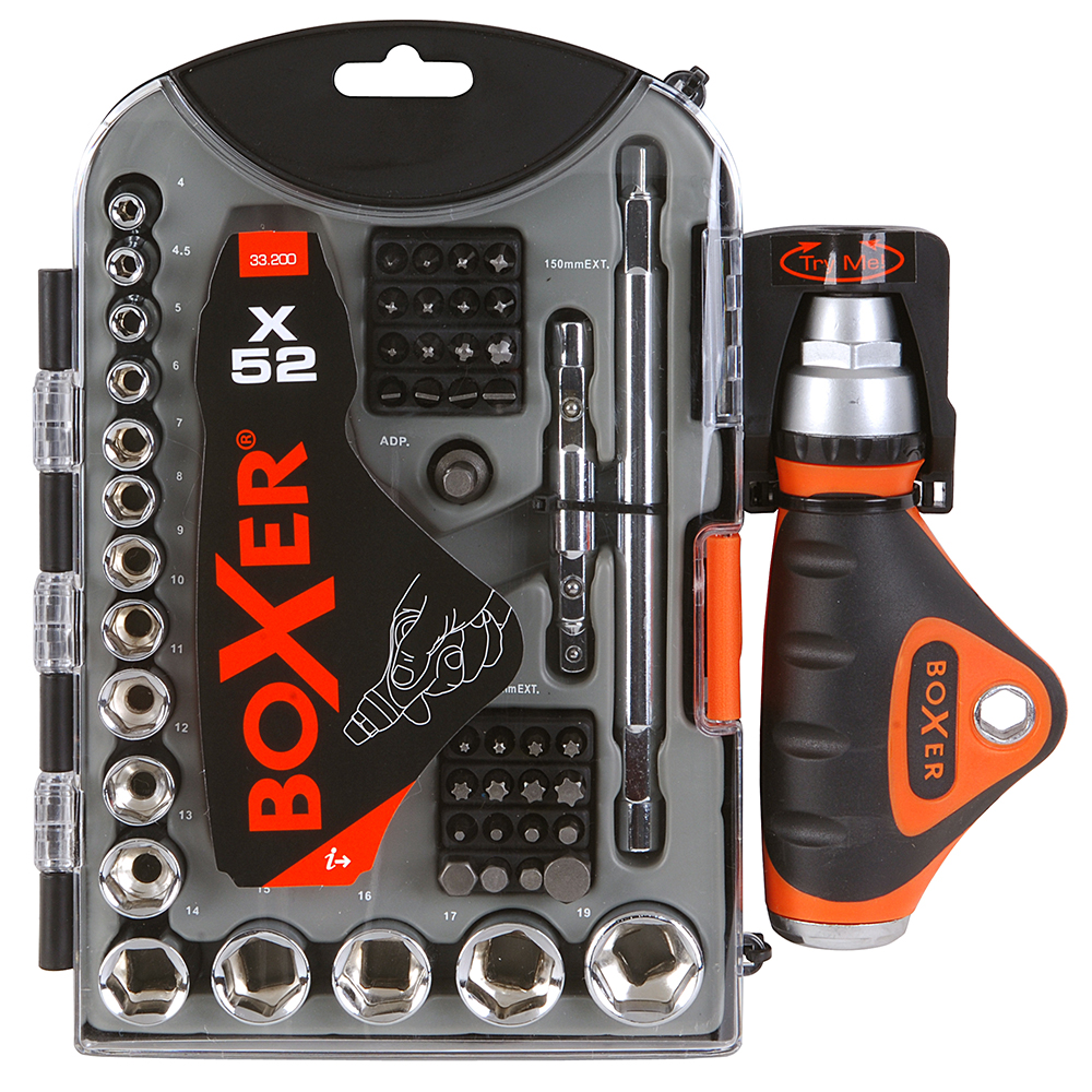 Bitsset Boxer 52-deler