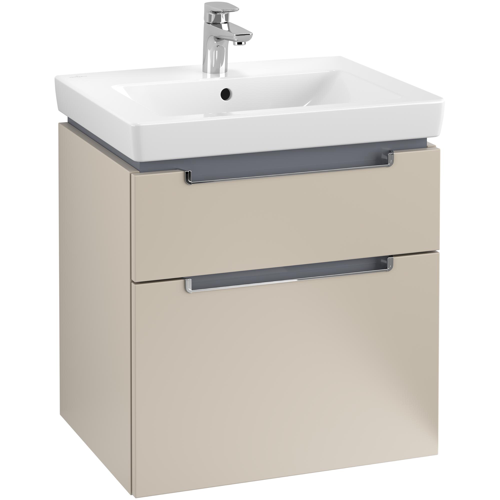 Tvättställsskåp Villeroy & Boch Subway 2.0 med 2 Lådor | badrum - badrumsmobler - tvattstallsskap-och-kommod | KakelKungen