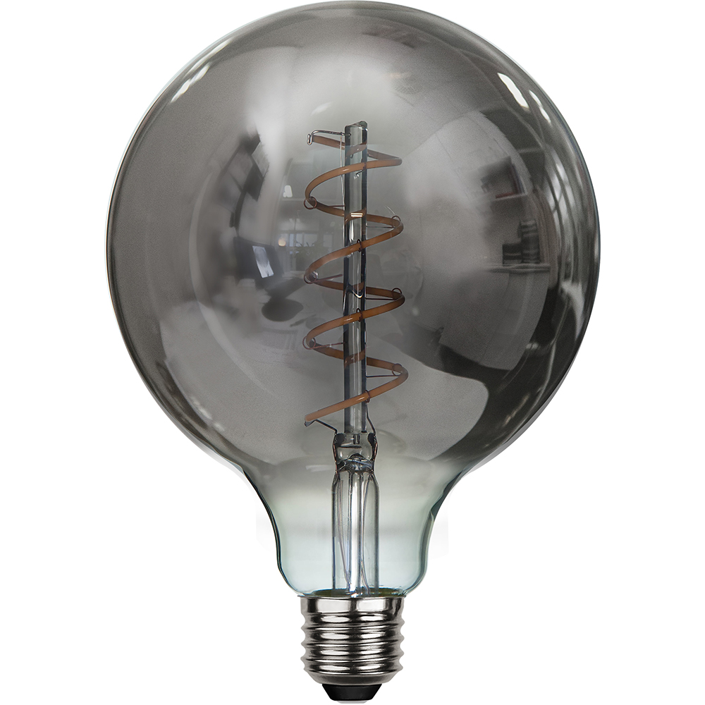 LED-Lampe Star Trading E27 G125 Decoled Spiral Smoke Dimbar 2W