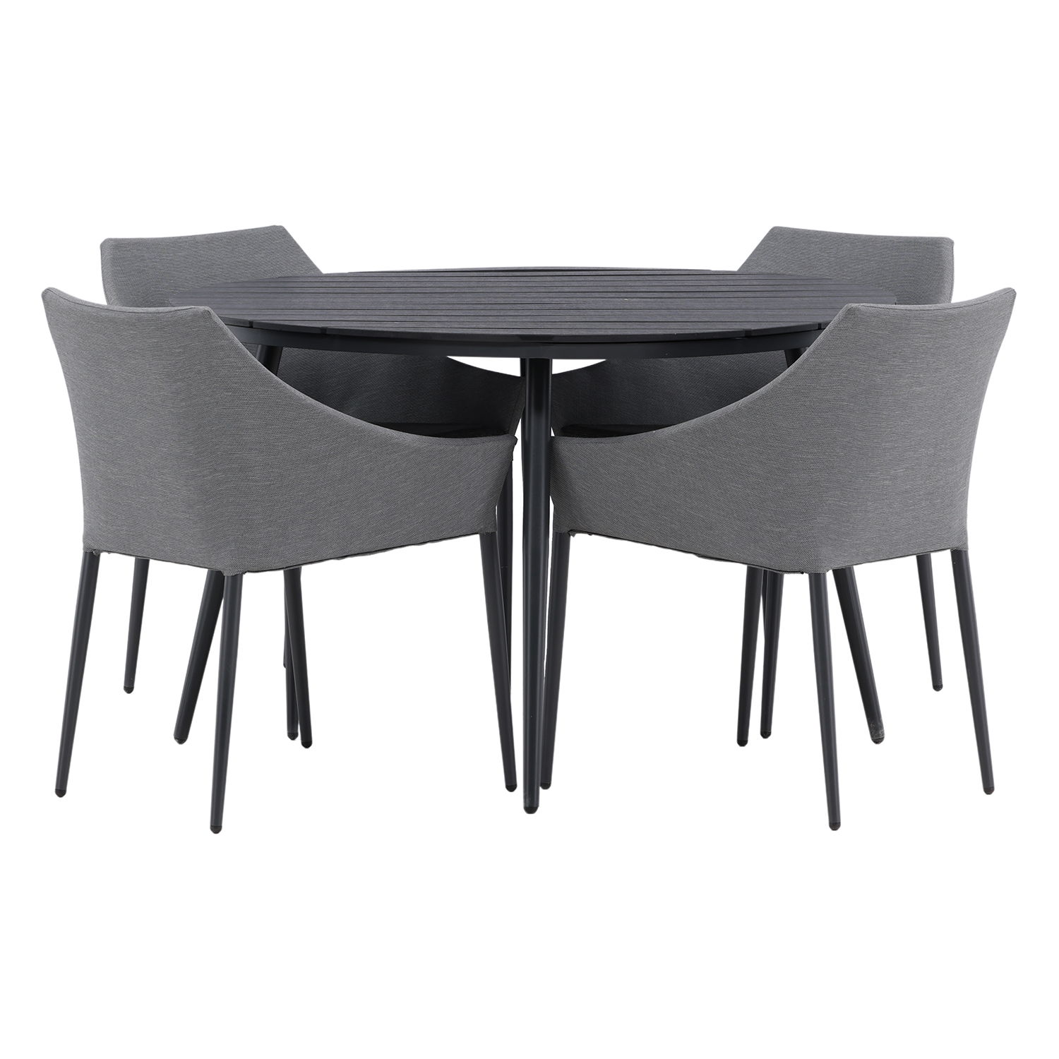 Spisegruppe Venture Home Break Ø120 med 4 Spoga Spisestoler