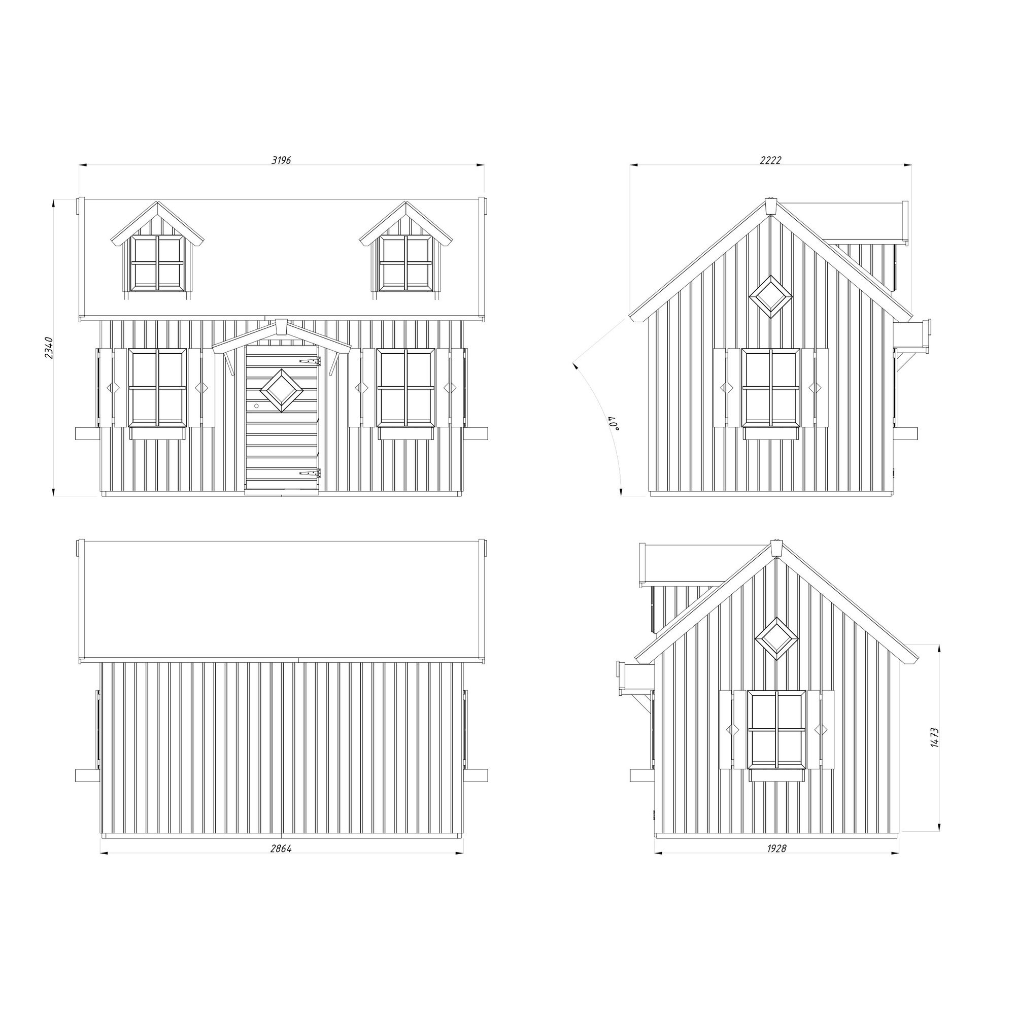Lekestue Palmako Marie 5,5 m2