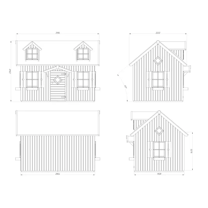 Lekestue Palmako Marie 5,5 m2