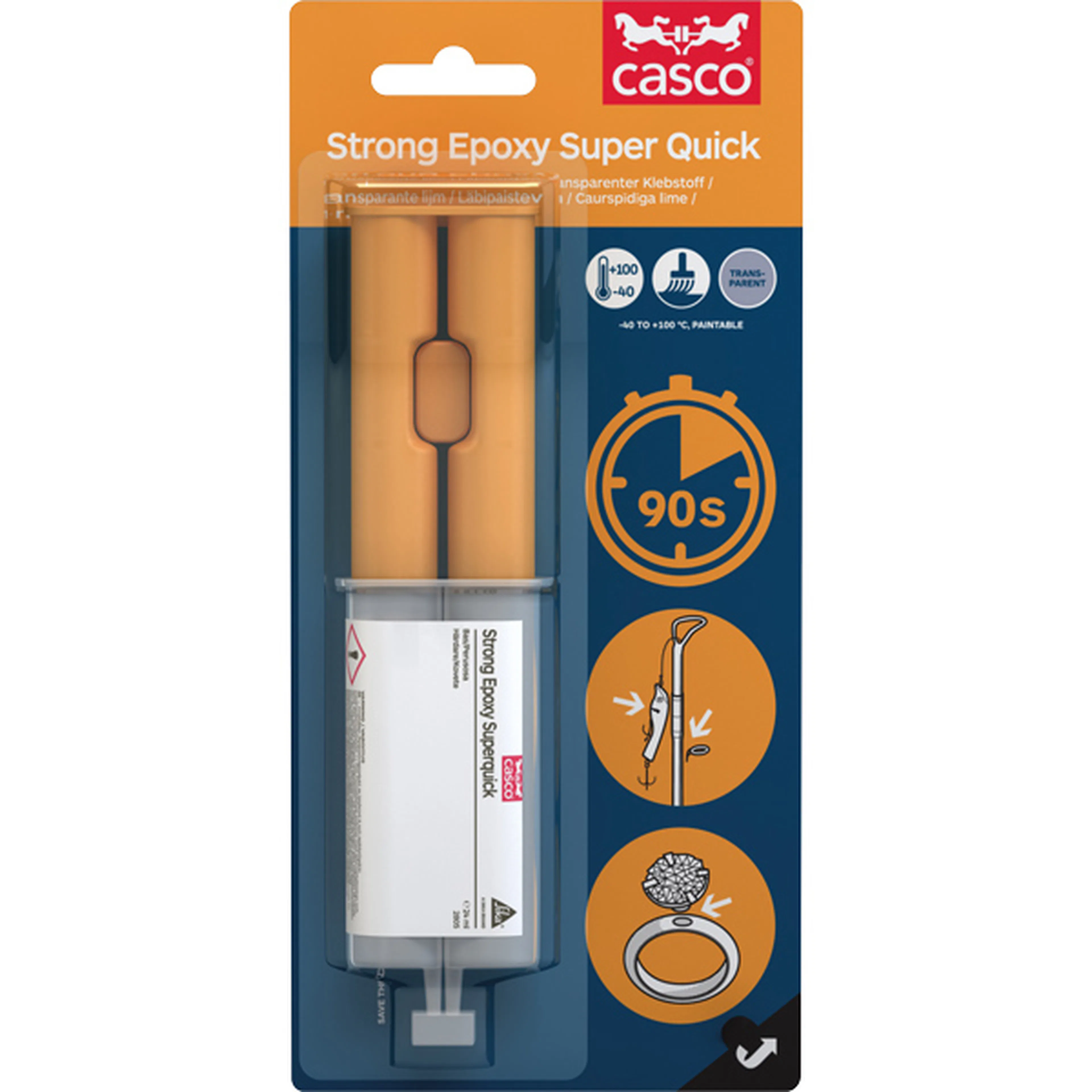 Lim Casco Stark Epoxy Super Quick Duo Sprayer 24 ml