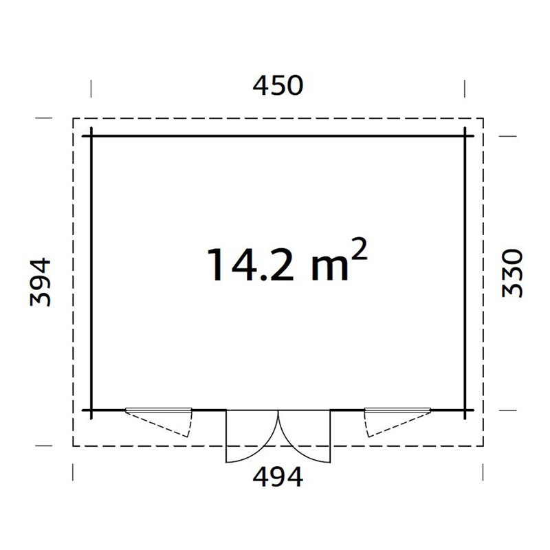 Anneks Palmako Lisa 14,2 m2