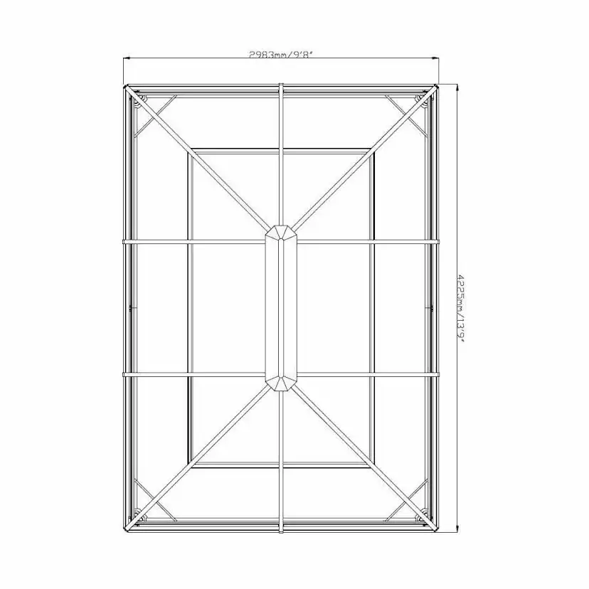 Paviljong gop Verona 3x4,2 m