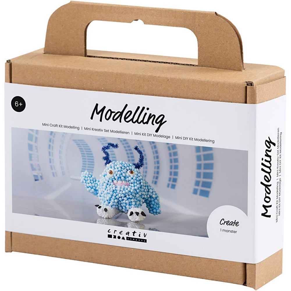 Hobbysett Creativ Company Mini DIY Kit Monster Modellering Bobby