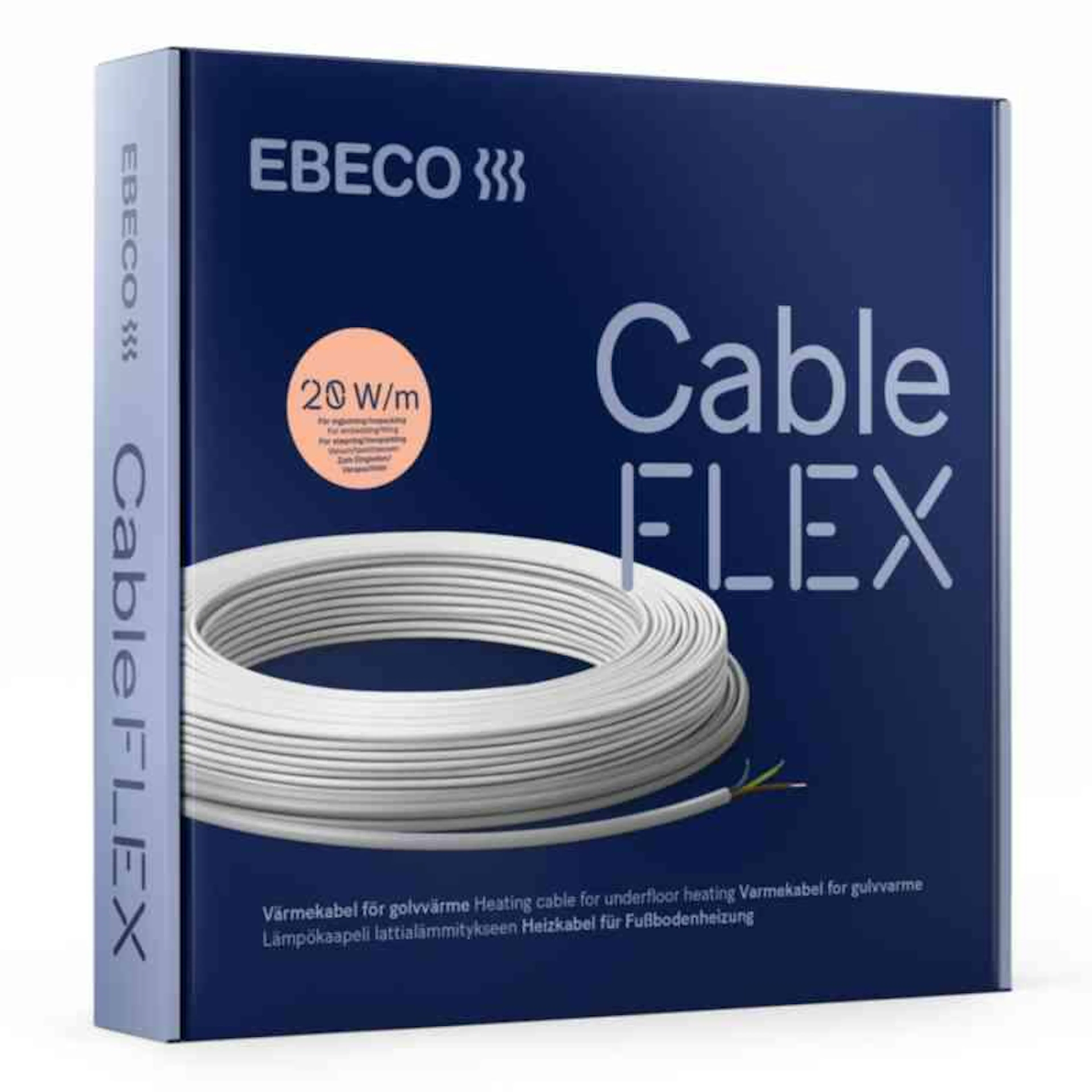 Gulvvarmekabel Ebeco Cableflex 20