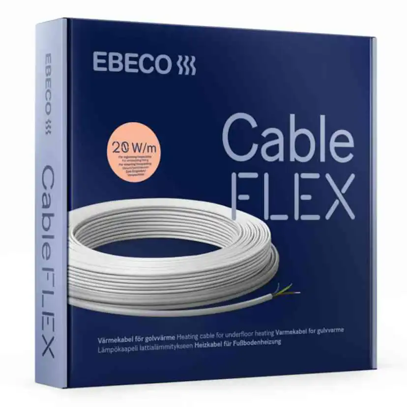 Gulvvarmekabel Ebeco Cableflex 20