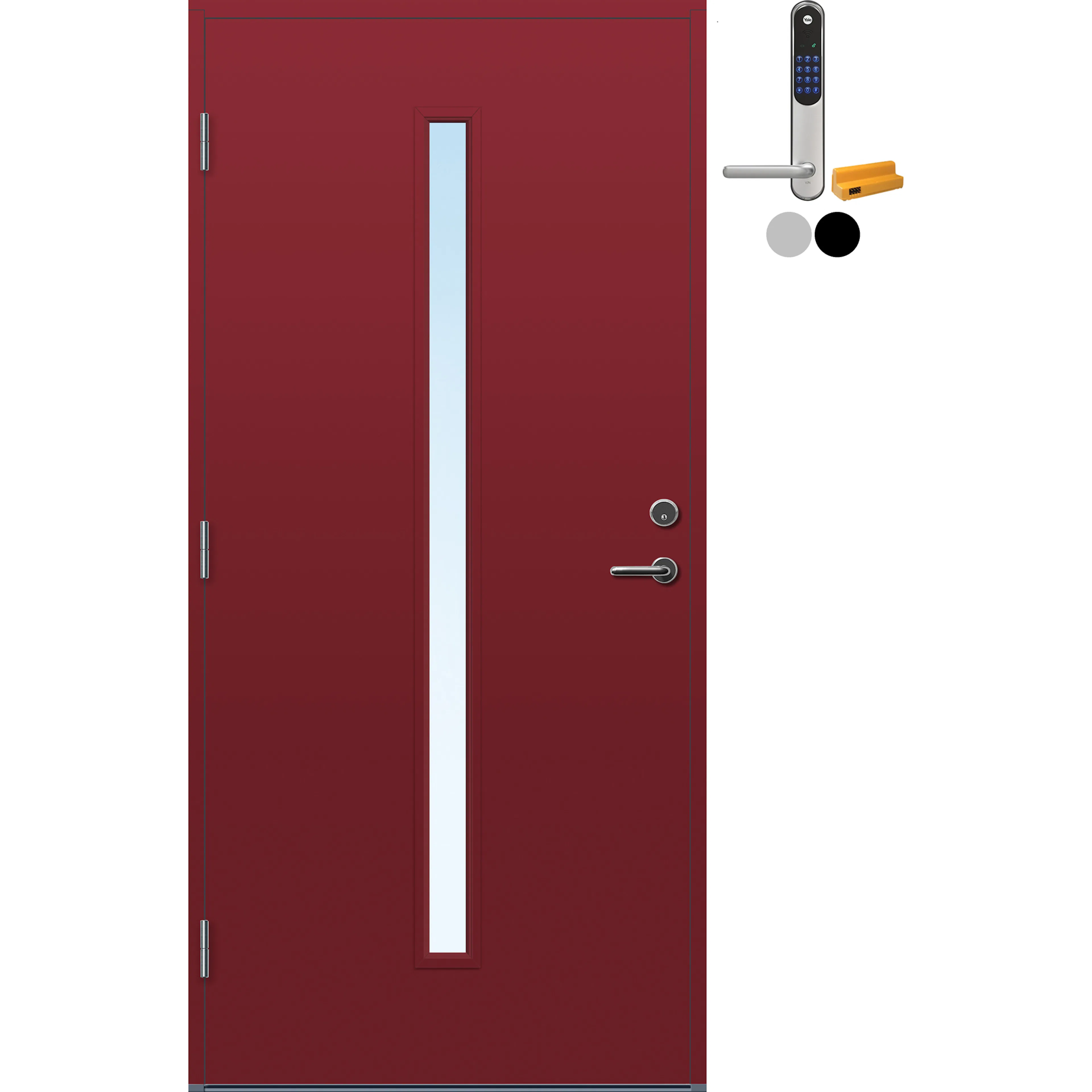 NCS S-4050-R, Mørk Rød