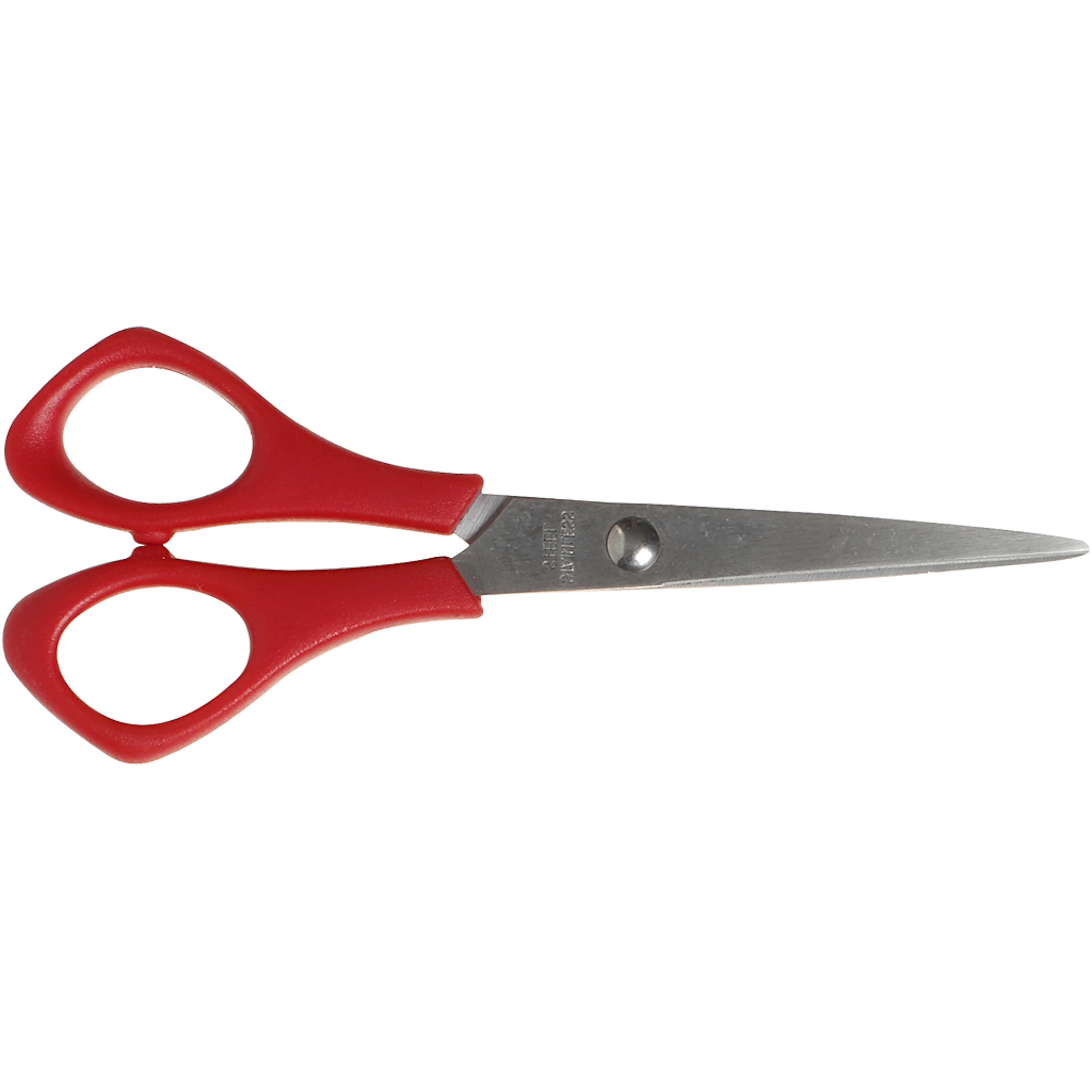 Skolesaks Creativ Company L 14 cm Spiss Venstre Rød 1 Stk