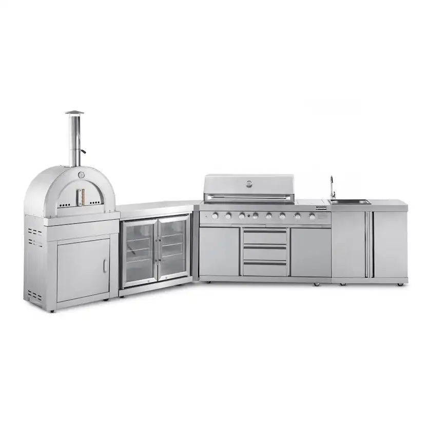 Hjørnemodul Myoutdoorkitchen Stainless Collection 45°