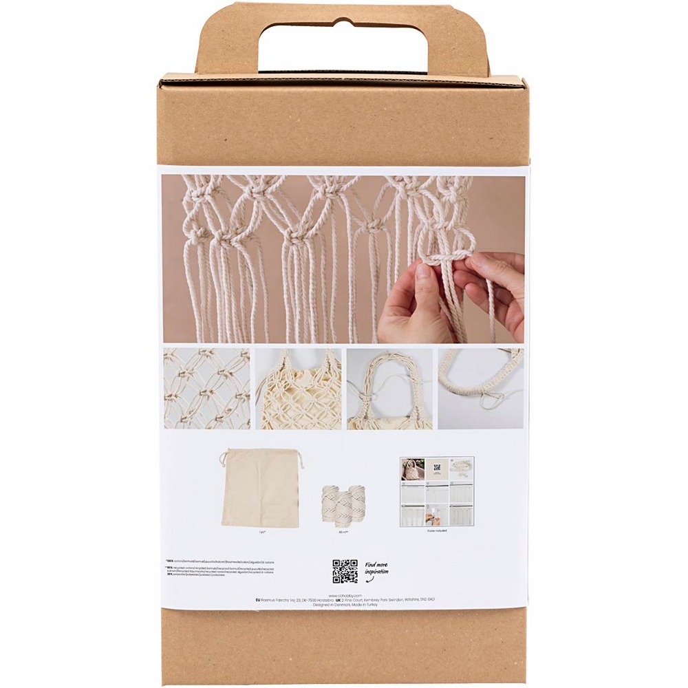 Hobbysett Creativ Company DIY Kit Veske Makramé