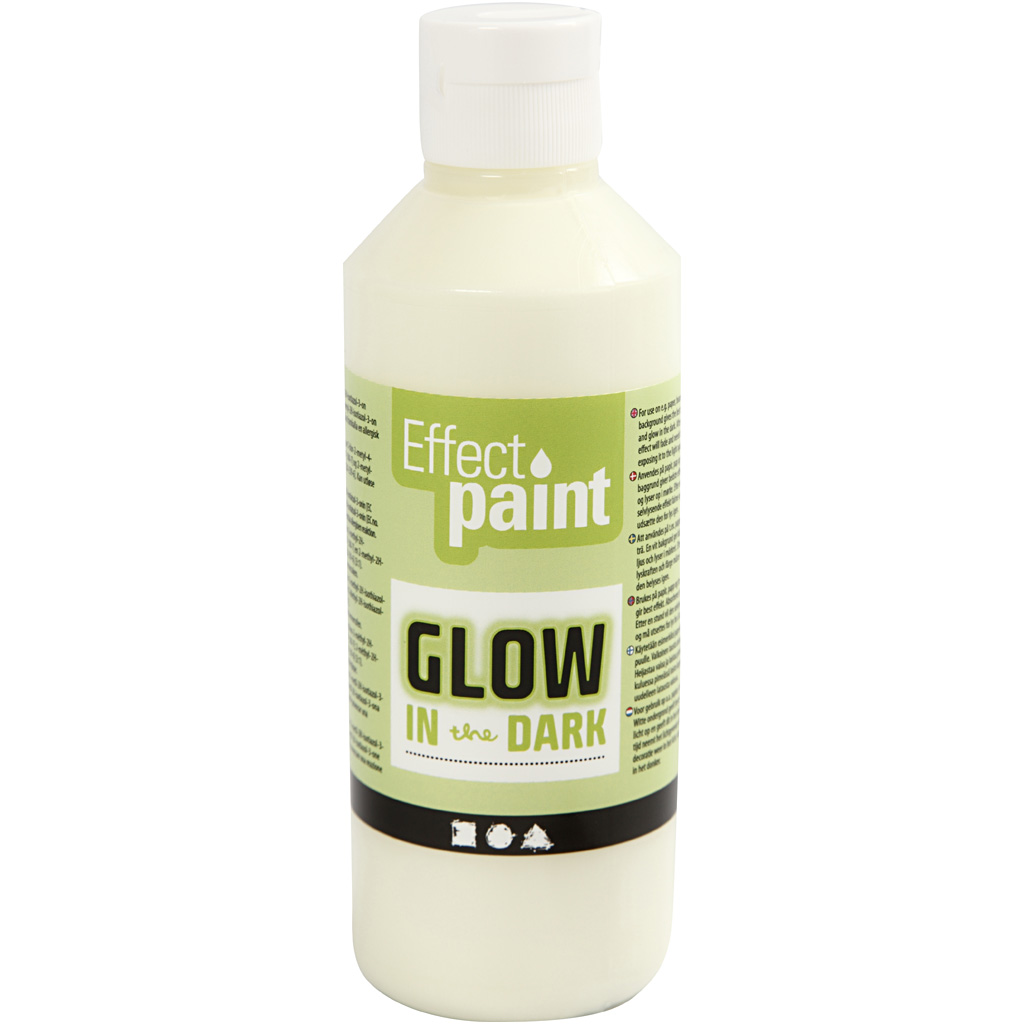 Selvlysende Farge Creativ Company Glow In The Dark Fluorescerende 250 ml