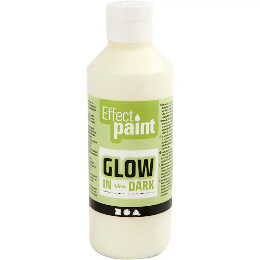 Selvlysende Farge Creativ Company Glow In The Dark Fluorescerende 250 ml