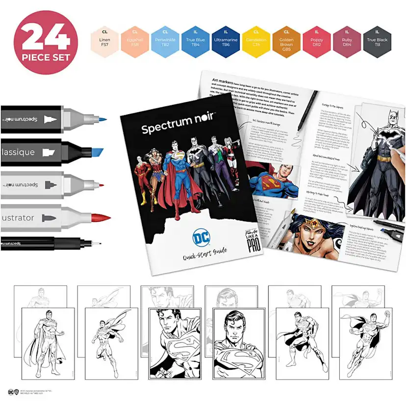 Hobbysett Creativ Company DIY Kit Illustrasjon Superman