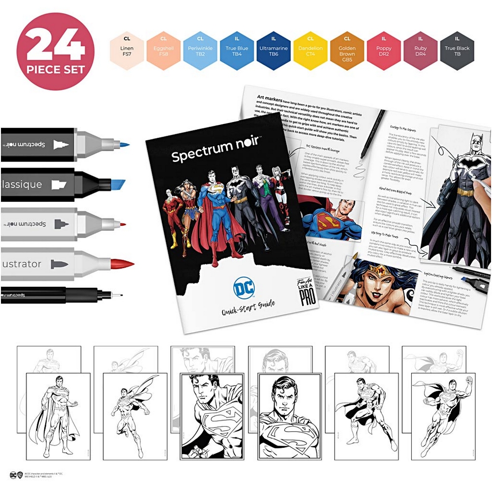 Hobbysett Creativ Company DIY Kit Illustrasjon Superman